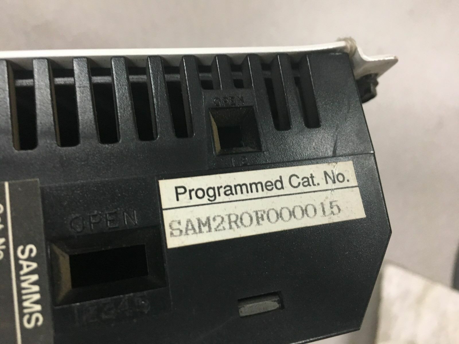 USED SIEMENS SAM0R0F000000 SAMMS Motor Master Control Module SAM2R0F000015