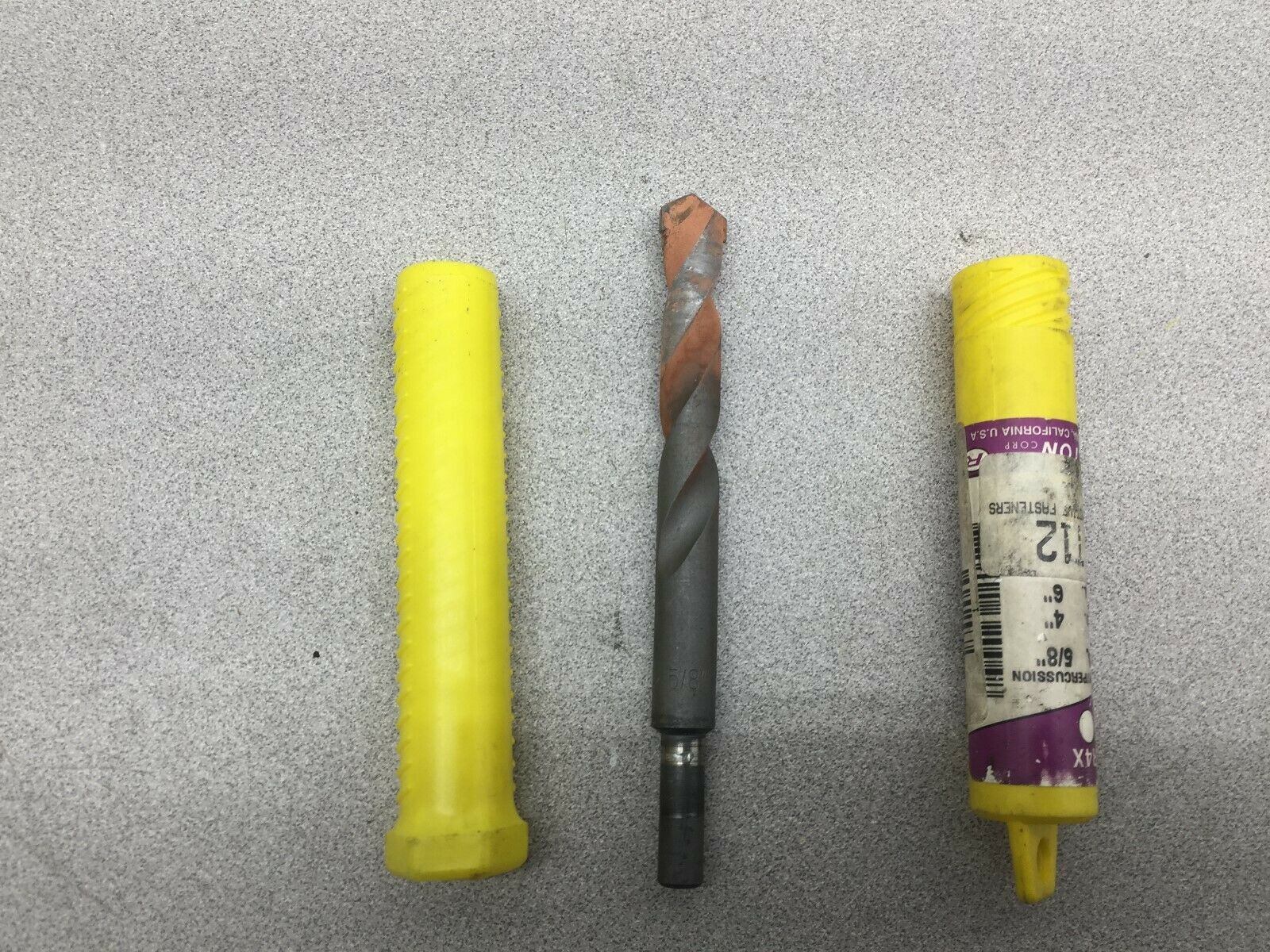 USED RELTON 5/8 DIA 6" LONG ROTARY PERCUSSION MASONARY BIT RX-10-6