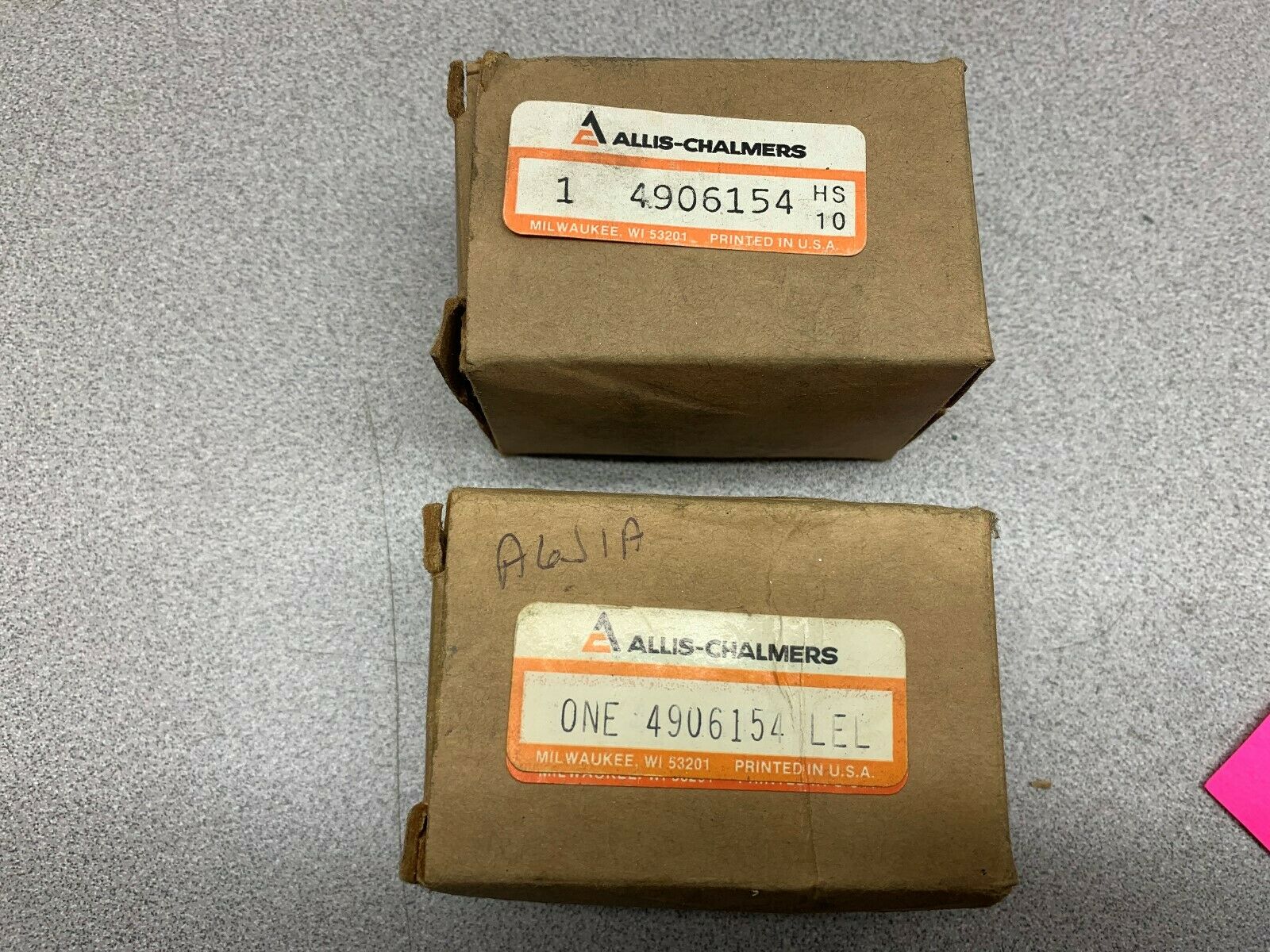 LOT OF 2 NEW IN BOX ALLIS-CHALMERS PART 4906154
