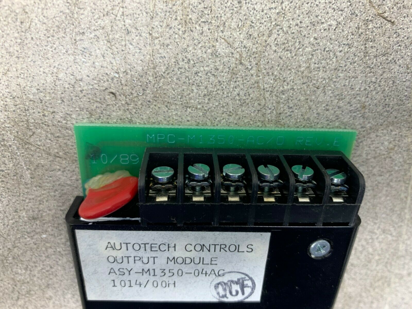 NEW NO BOX AUTOTECH CONTROLS OUTPUT MODULE ASY-M1350-04AC