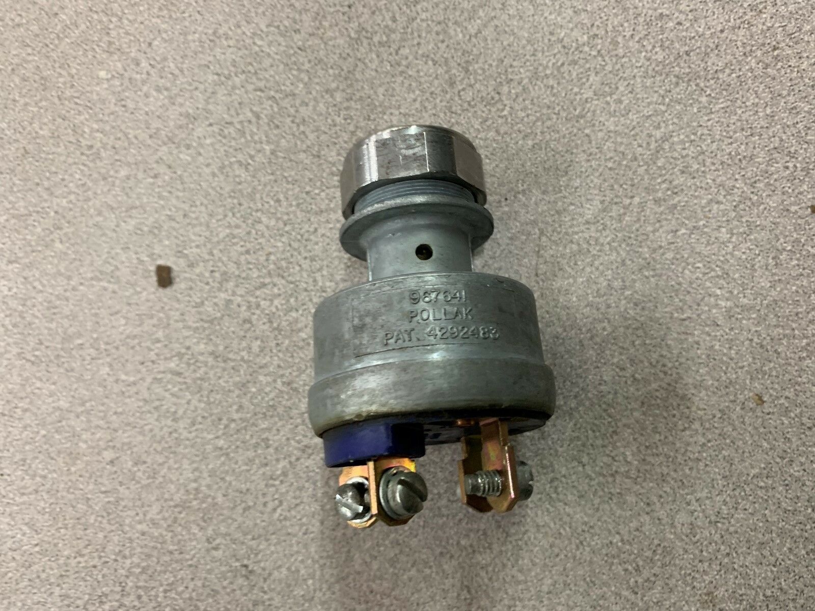 NEW NO BOX POLLAK 967614 KEYSWITCH (NO KEY) 4292483