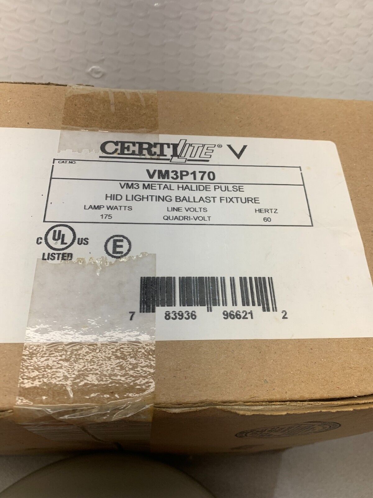 NEW HUBBELL KILLARK METAL HALIDE PULSE HID LIGHTING BALLAST FIXTURE VM3P170