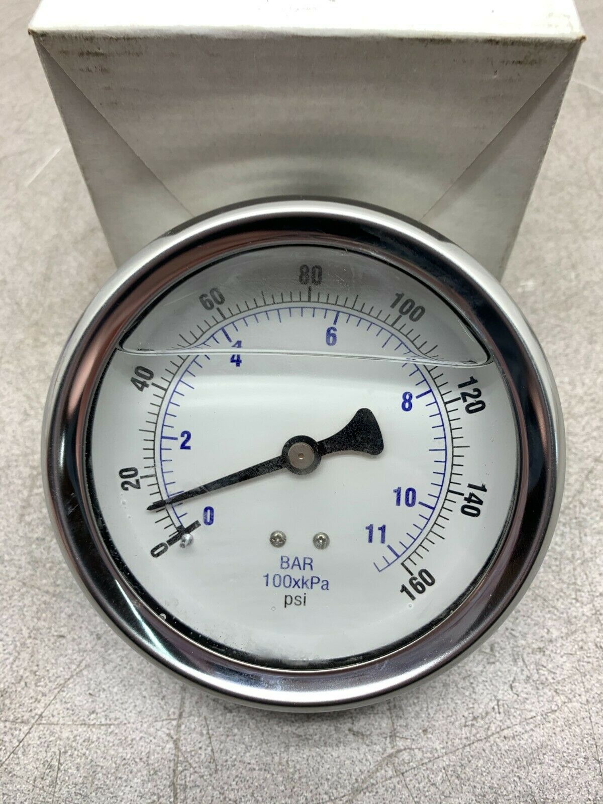 NEW IN BOX PIC 20TW58 PRESSURE GAUGE 202L-404F