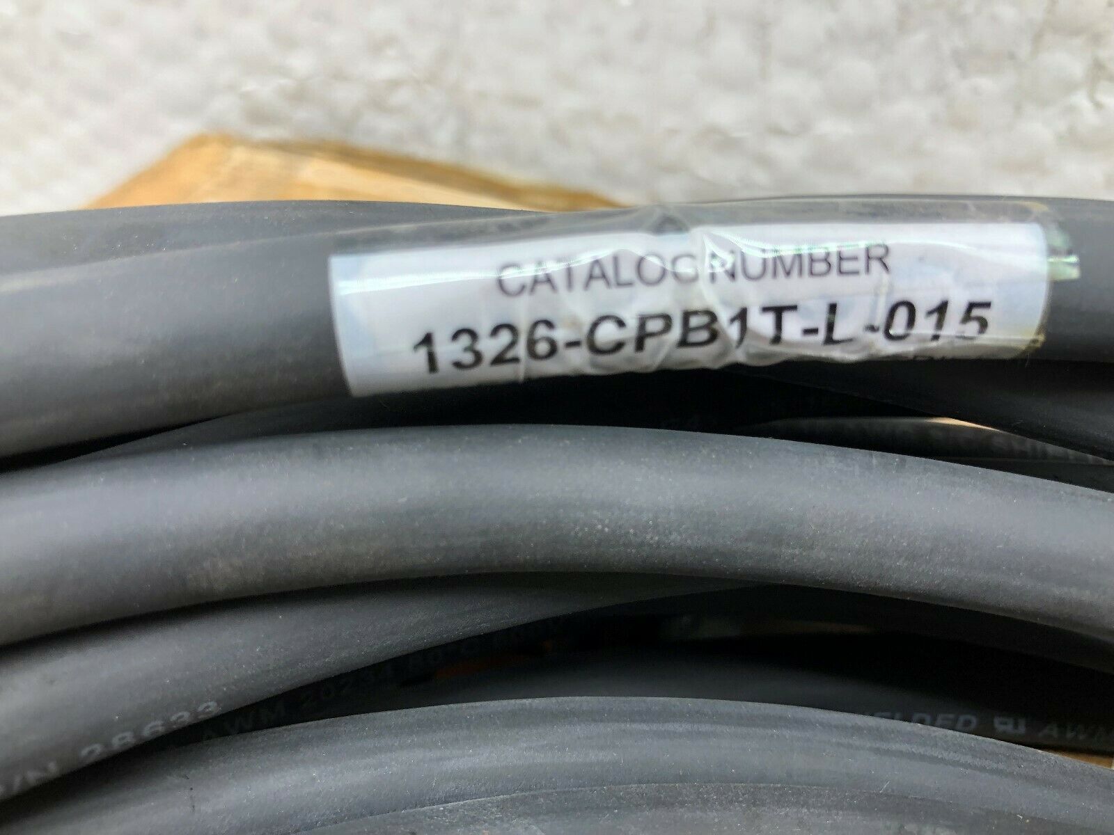 NEW IN BOX ALLEN BRADLEY 15 METER MOTOR POWER CABLE 1326-CPB1T-L-015