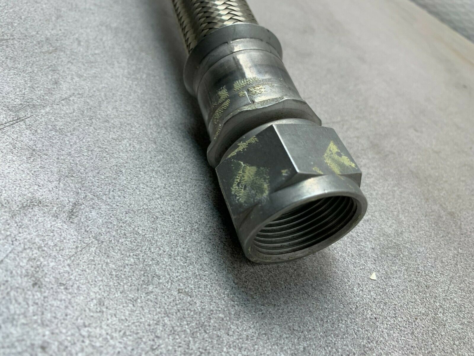 NEW NO BOX RESISTOFLEX STAINLESS BRAIDED HOSE 000AB50-16-0360