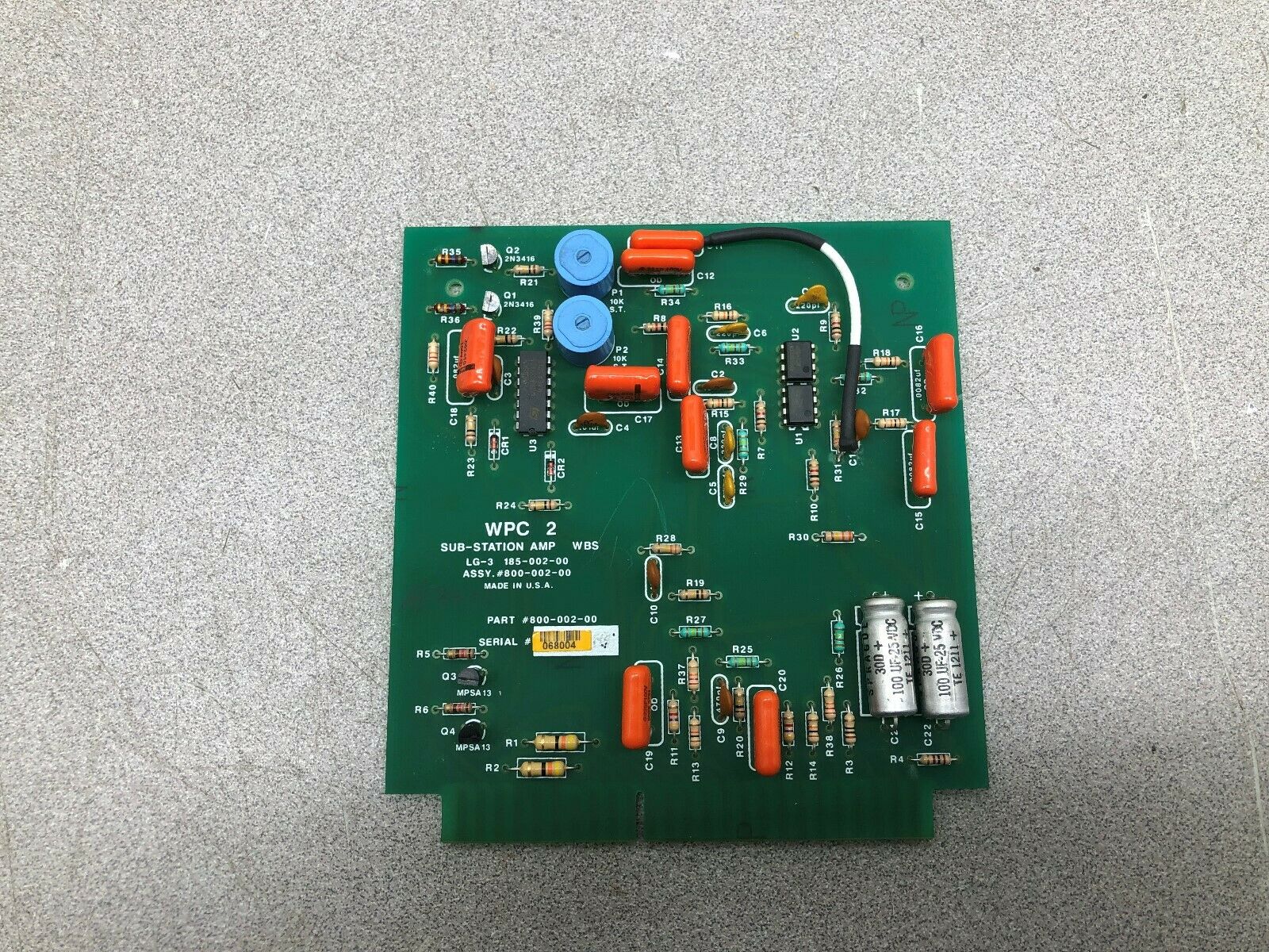 NEW NO BOX WEB PRINTING SCANNER AMP BOARD 800-002-02