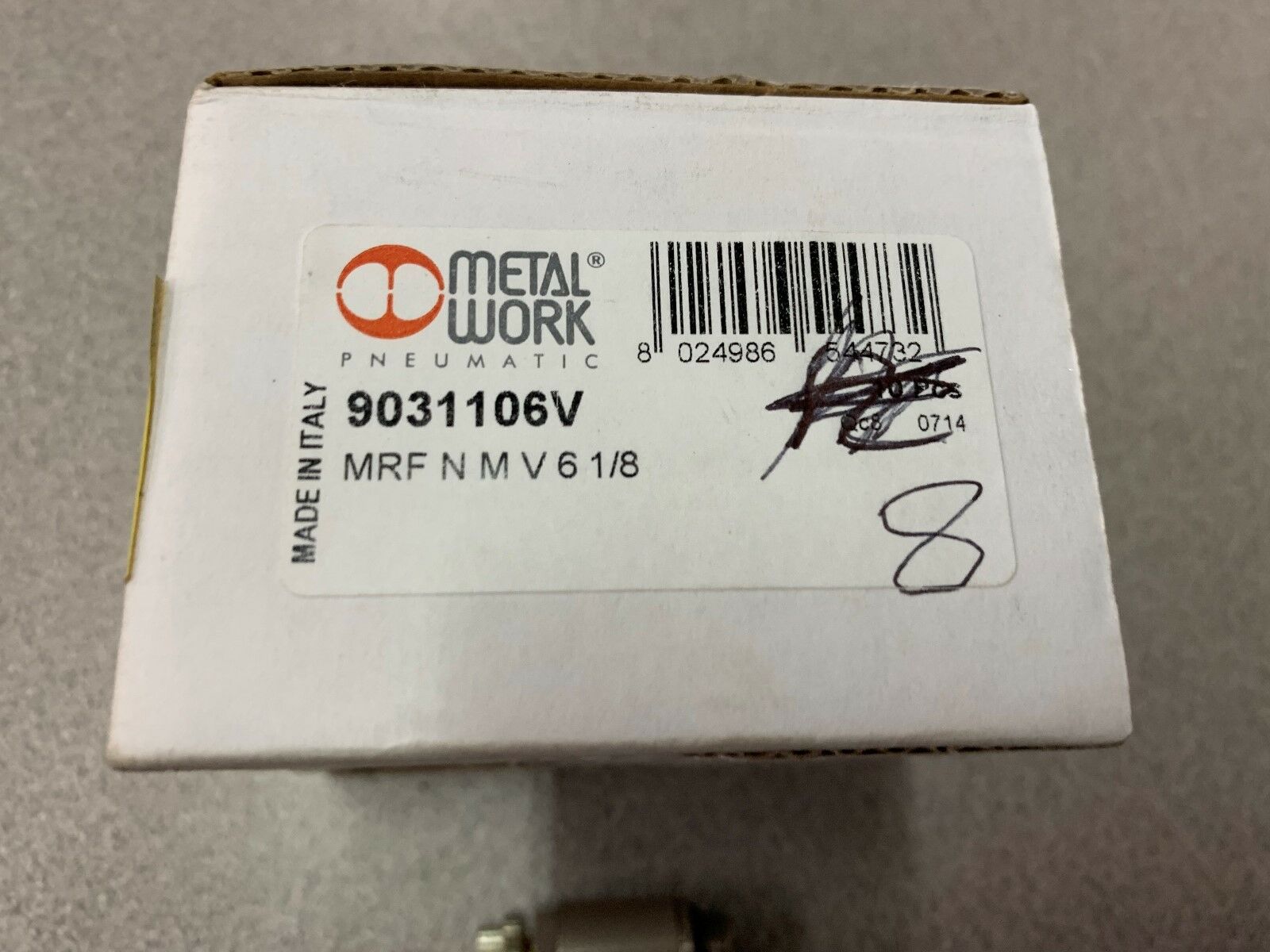 NEW IN BOX LOT OF 8 METAL WORK TUBE 9031106V