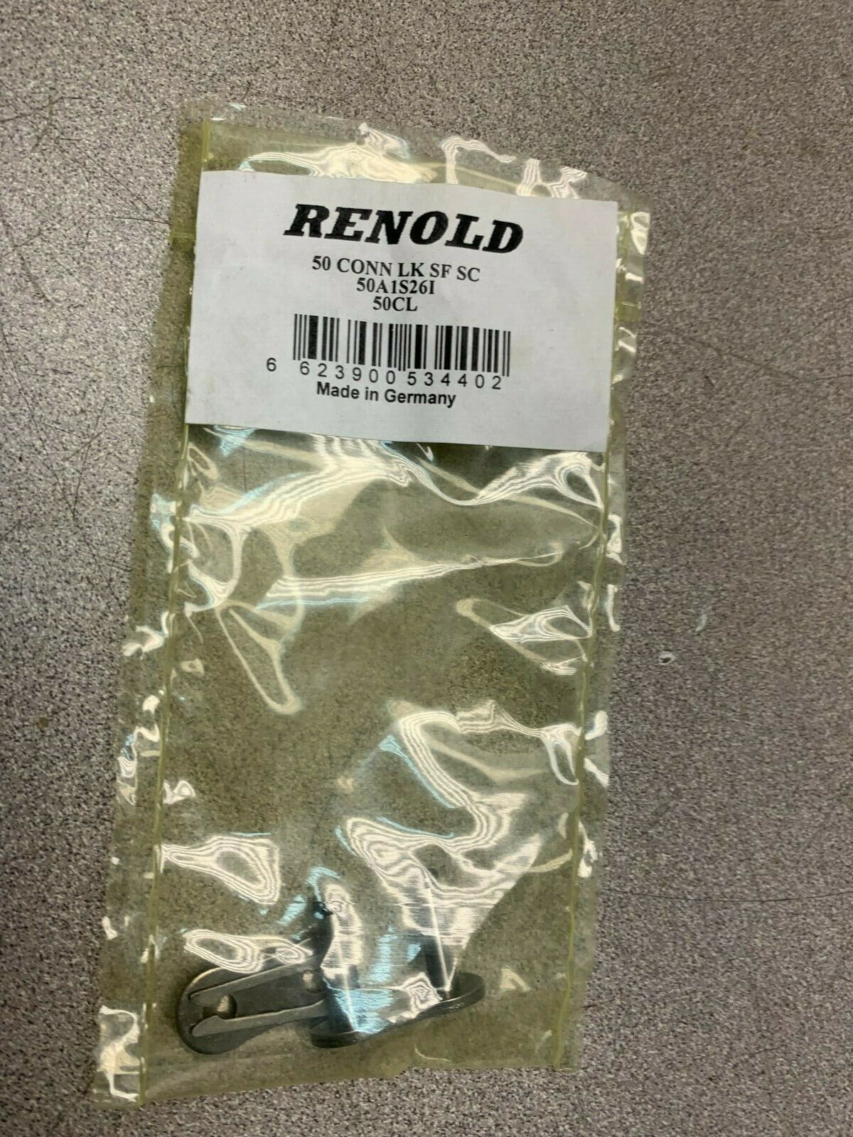 LOT OF 4 NEW IN BAG RENOLD ROLLER CHAIN CONNECTING LINK 50A1S26I