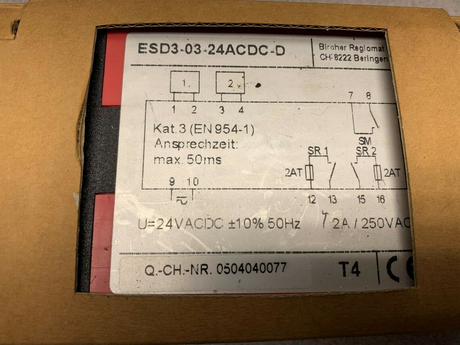 NEW NO BOX BIRCHER RELAY E5D3-03-24ACDC-D