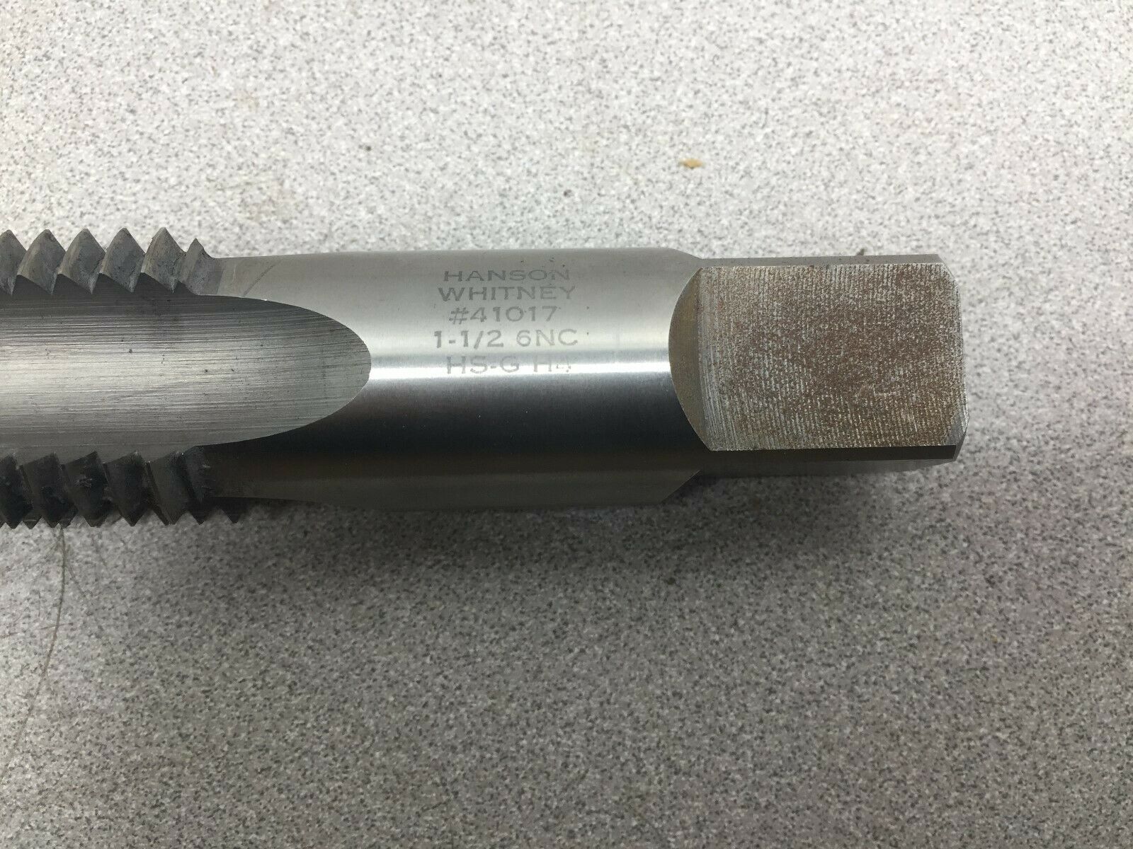 NEW NO BOX HANSON WHITNEY 1 1/2-6NC HS-G H4 TAP 41017