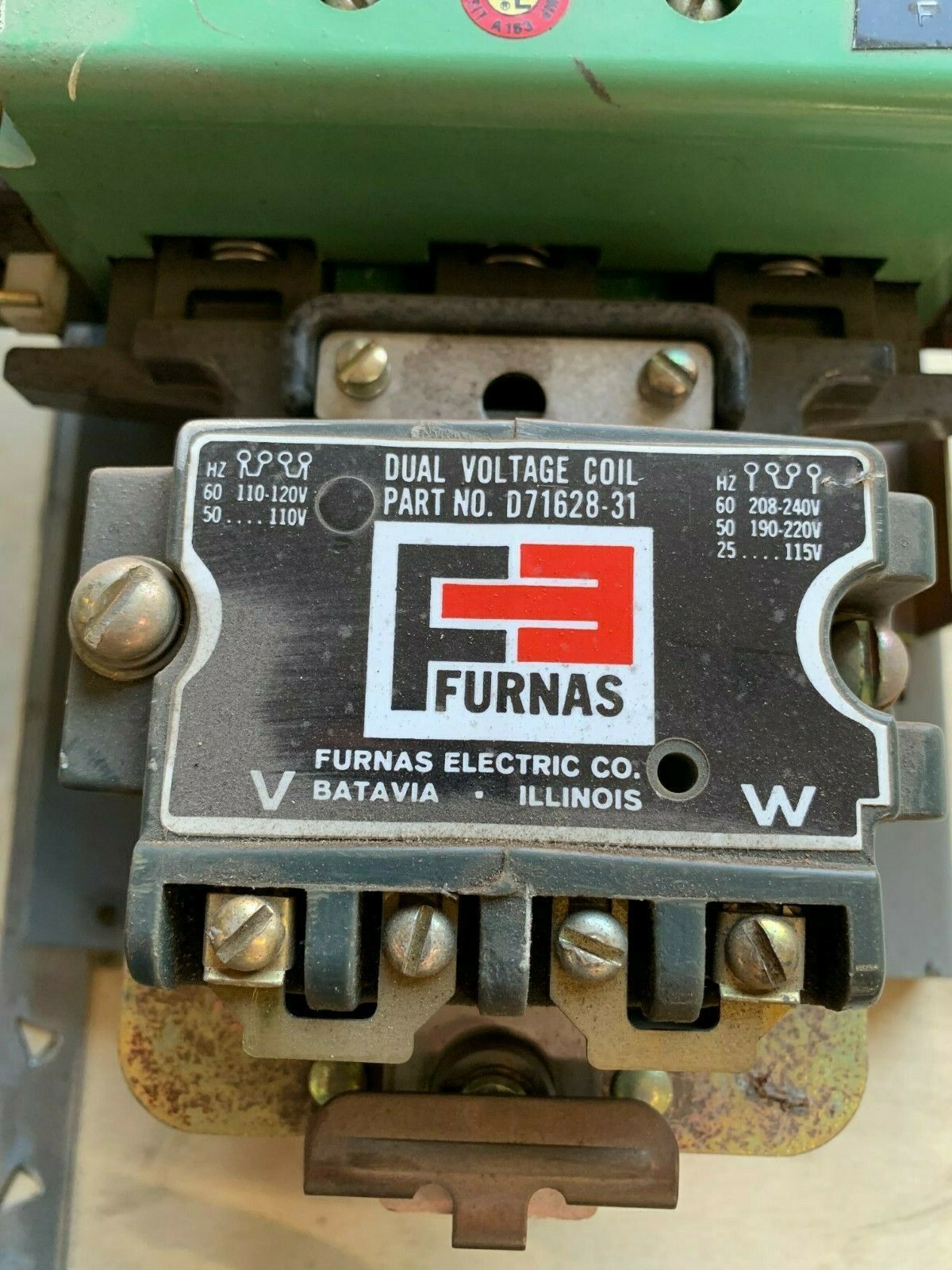 USED FURNAS SIZE 4 REVERSING STARTER 40JB32AAA WITH 14JB32AA81A AND D71628-31