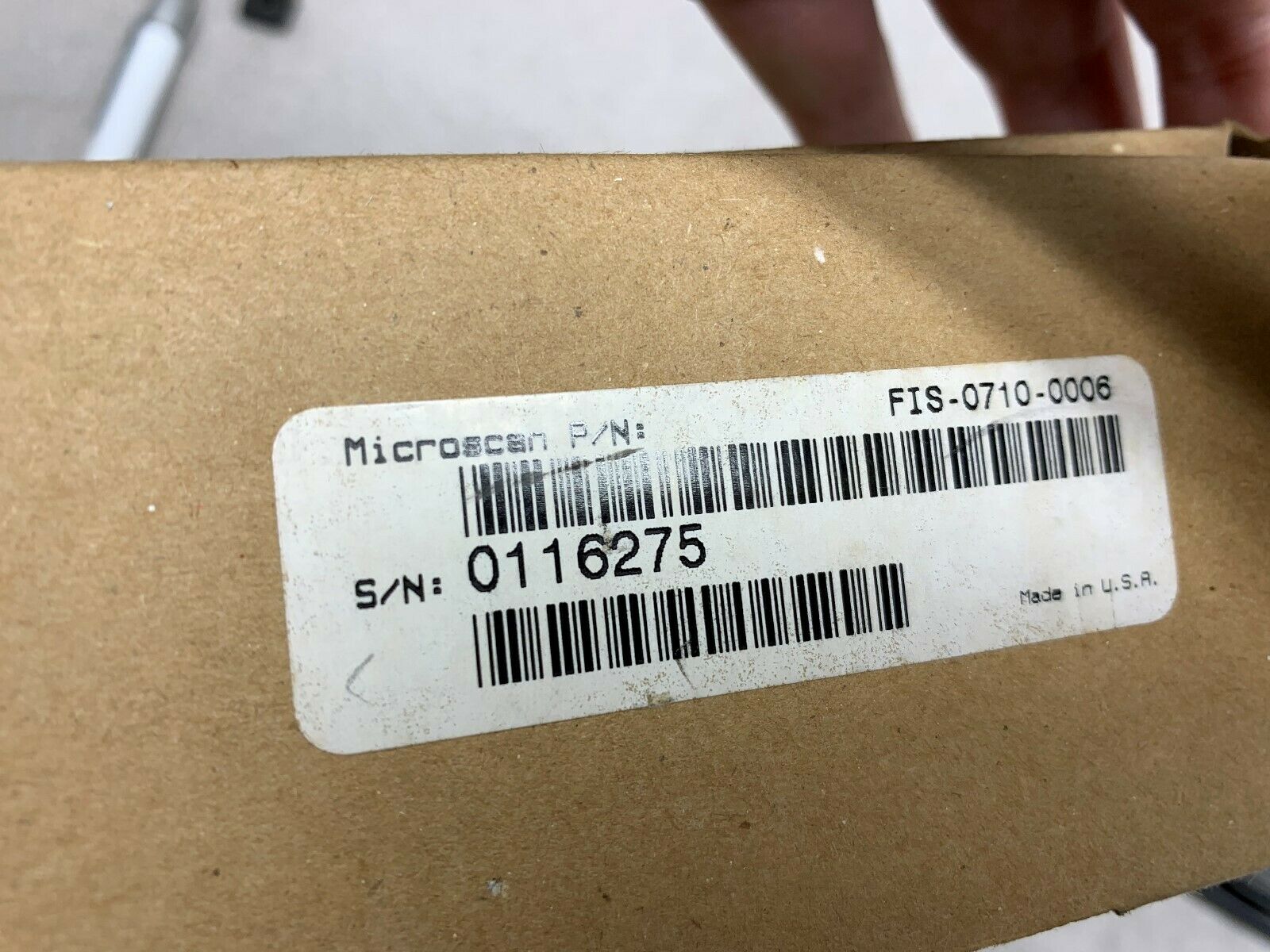 NEW IN BOX MICROSCAN FIS-710-0006