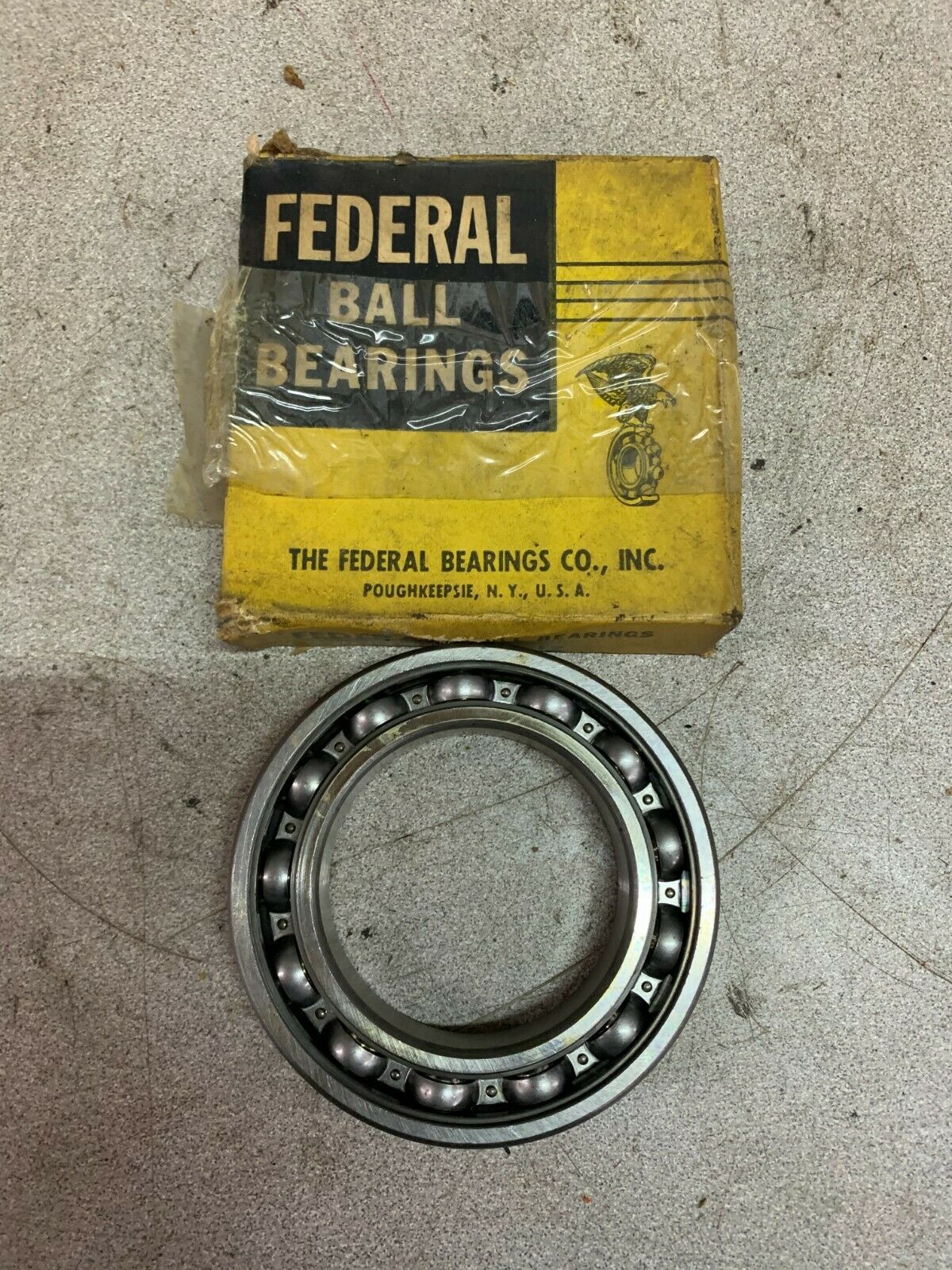 NEW IN BOX FEDERAL BALL BEARING 9112