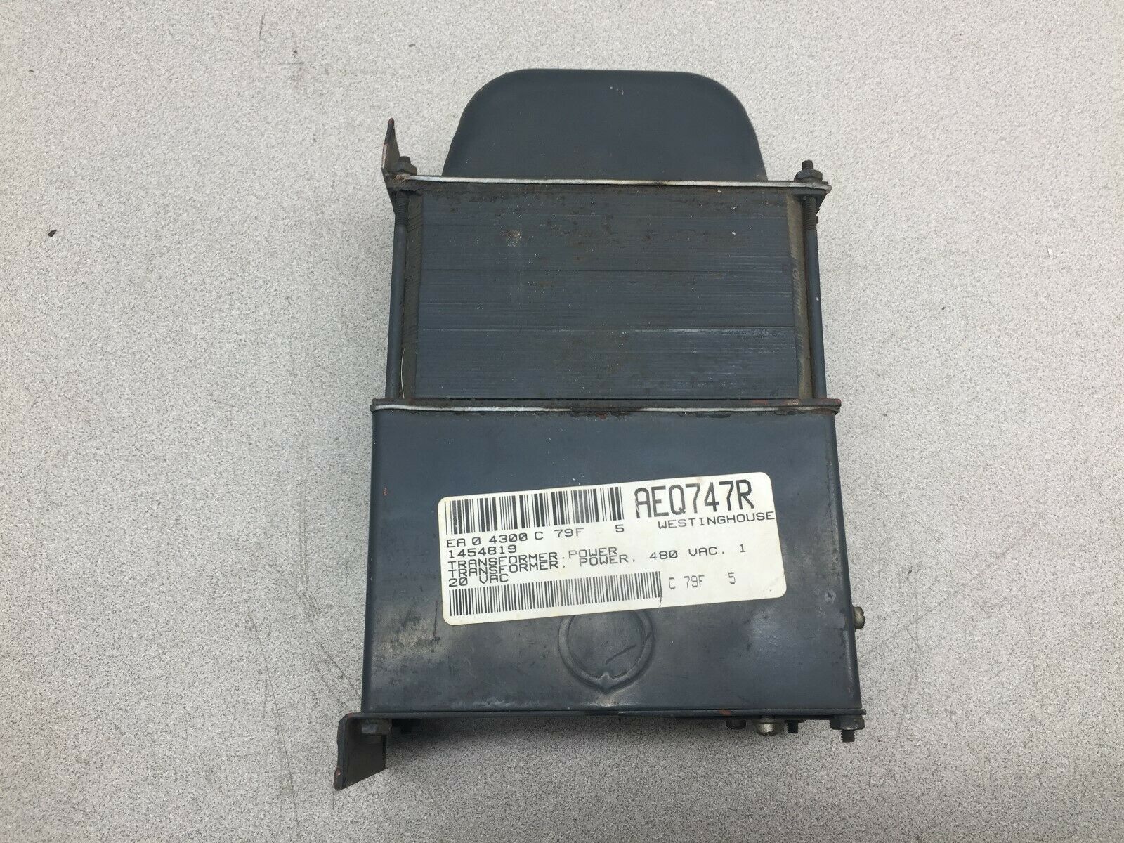 NEW NO BOX WESTINGHOUSE .25 KVA 480VAC PRI 120VAC SEC CONTROL TRANSFORMER 2E15