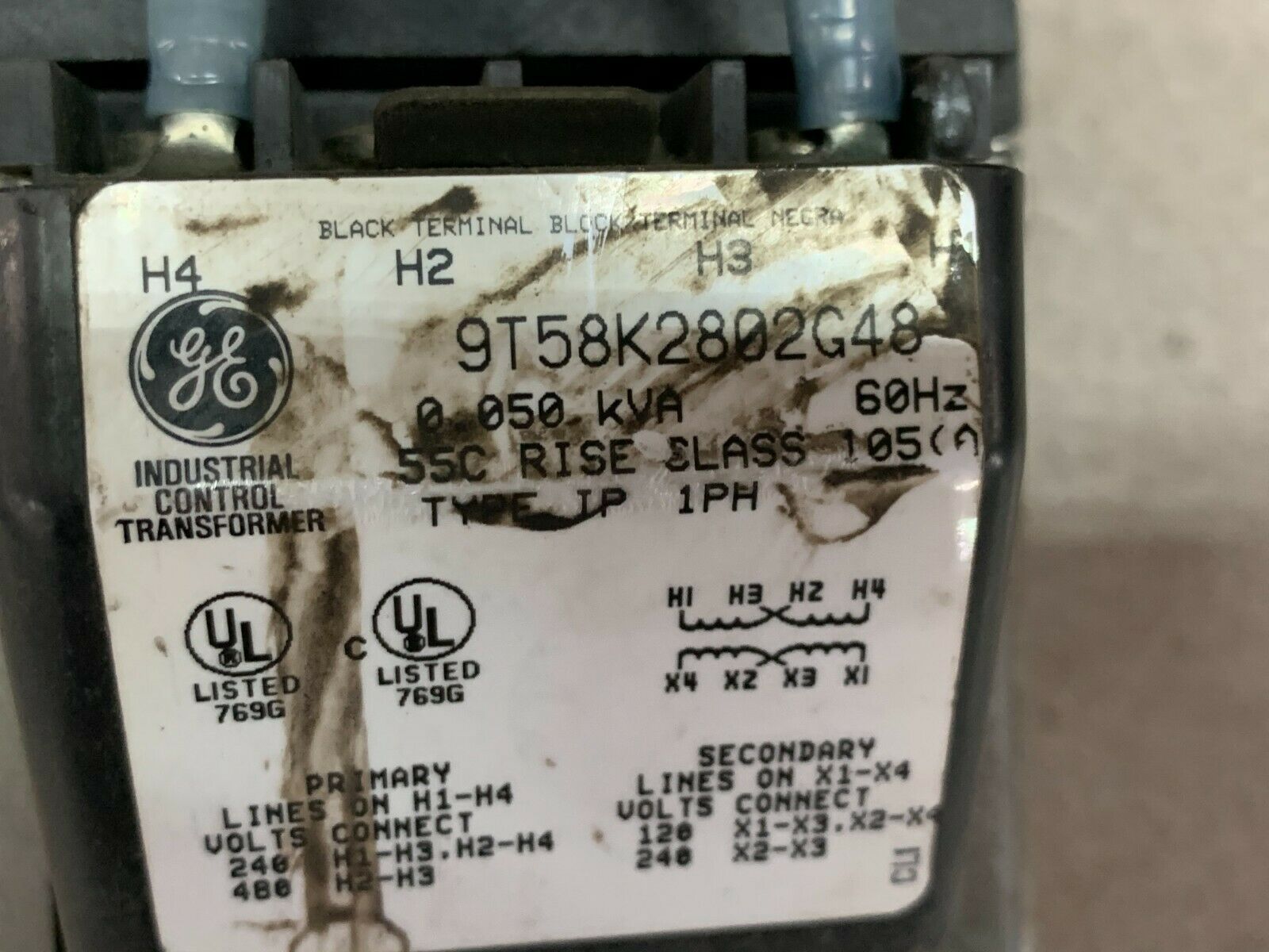 USED GE TRANSFORMER 9T58K2802G48