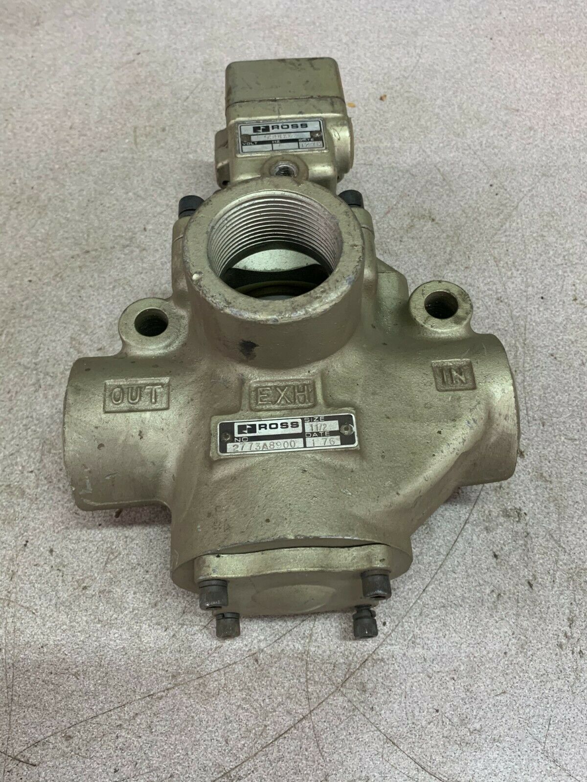 NEW NO BOX ROSS 1-1/2" PNEUMATIC VALVE 2773A8900 WITH 959H93