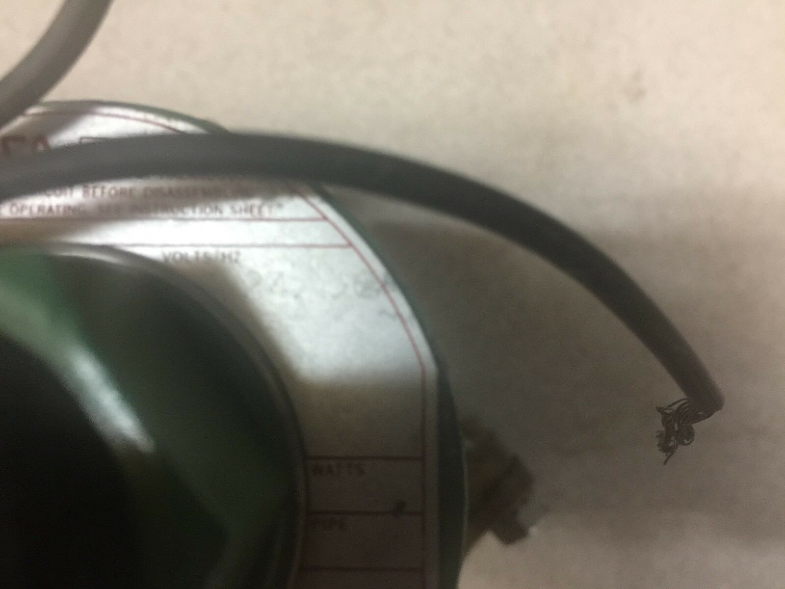 NEW NO BOX ASCO 3/8"NPT 10-125PSI 24VDC SOLENOID VALVE 831657