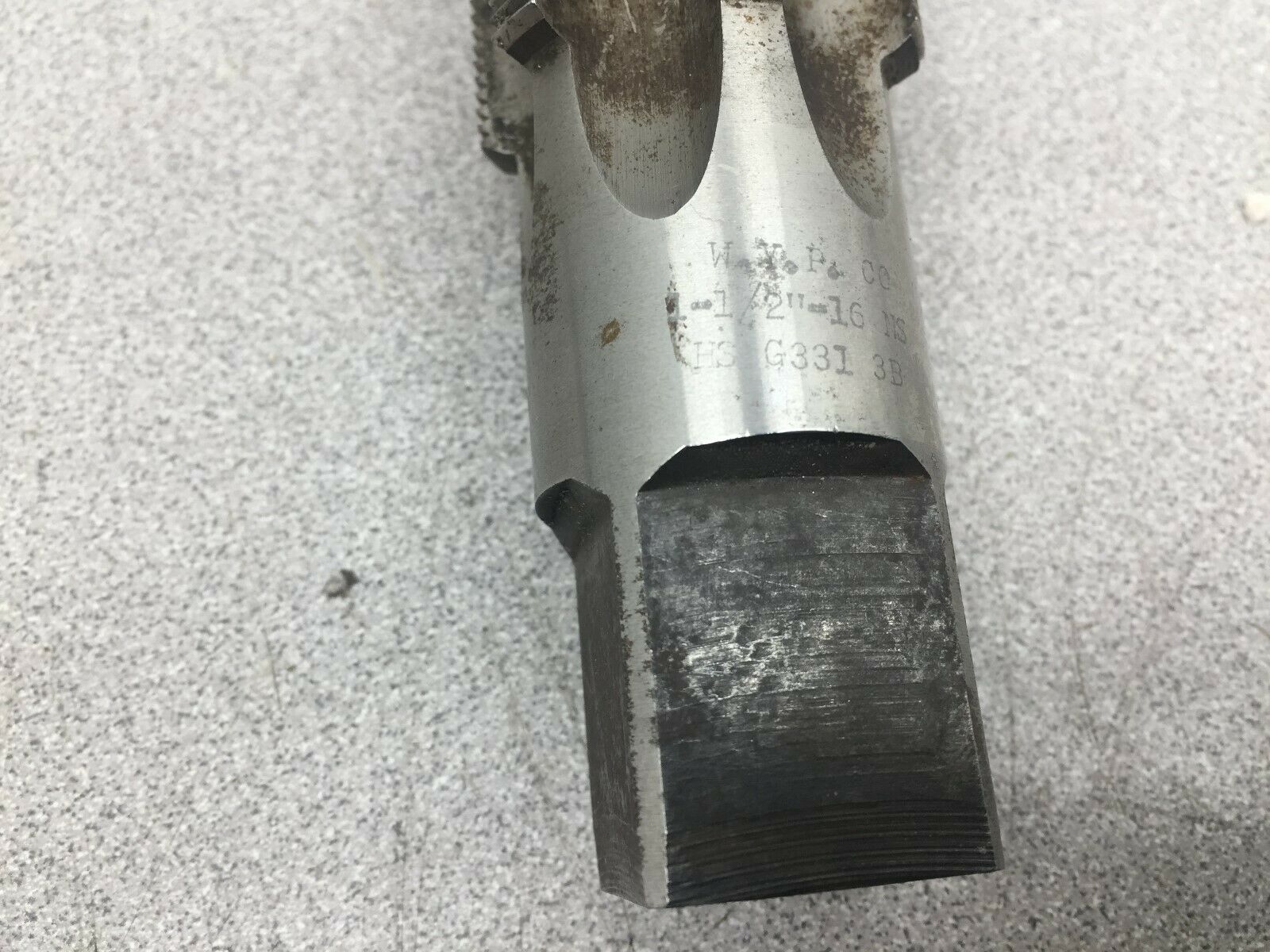 NEW NO BOX W.Y.P. CO. 1 1/2"-16 NF HS TAP G331 3B
