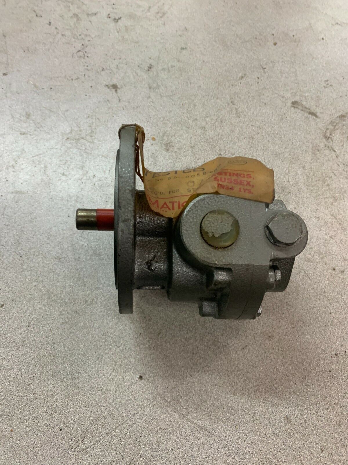 NEW NO BOX LUMATIC PUMP 56-0058-002