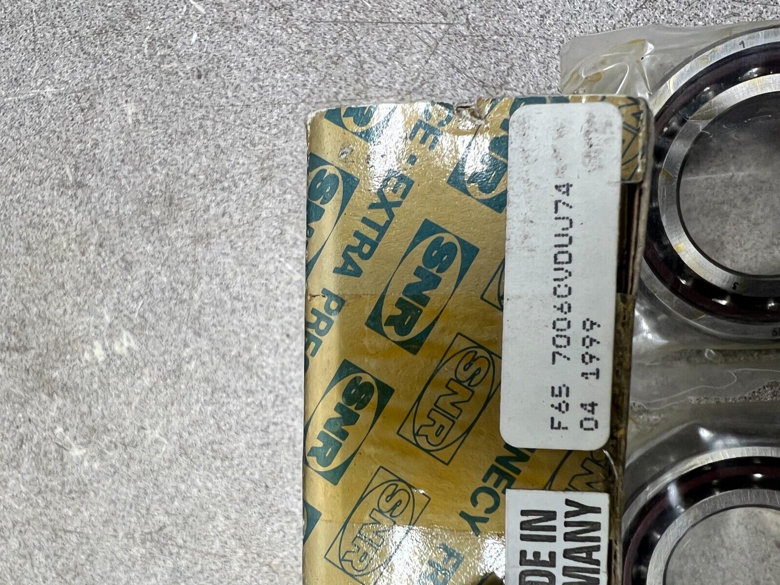 NEW IN BOX SNR CONTACT BEARING 7006CVDUJ74