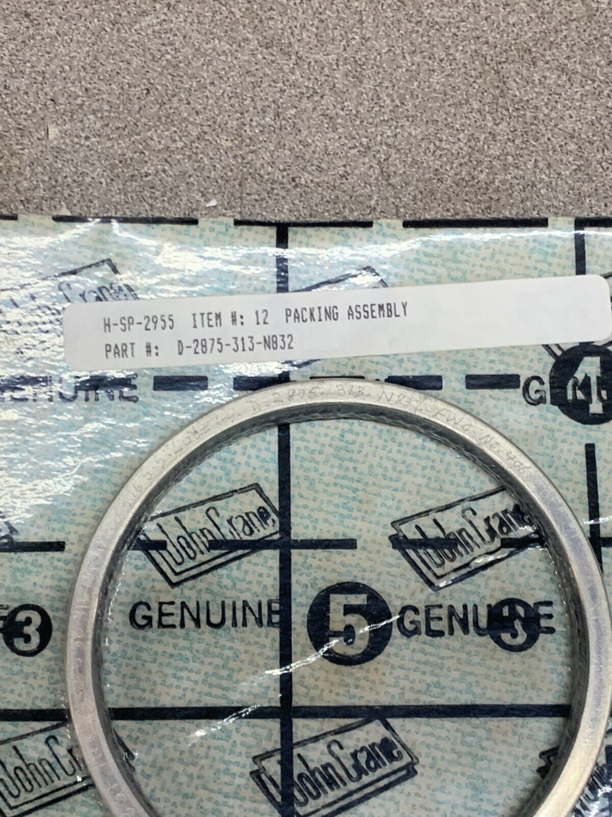 NEW IN PACKAGE JOHN CRANE D-2875-313-N832 PACKING ASSEMBLY 000-010-418