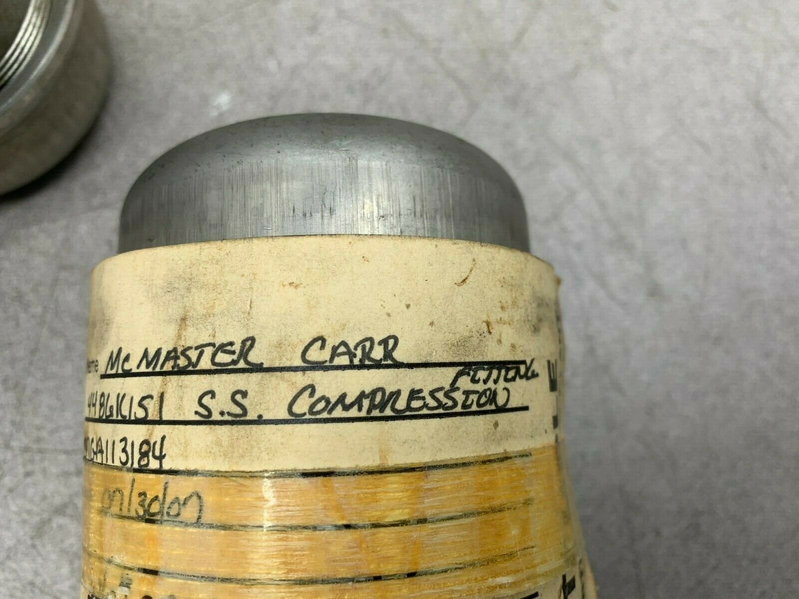 NEW NO BOX MCMASTER CARR SS COMPRESSION FITTING 4486K151