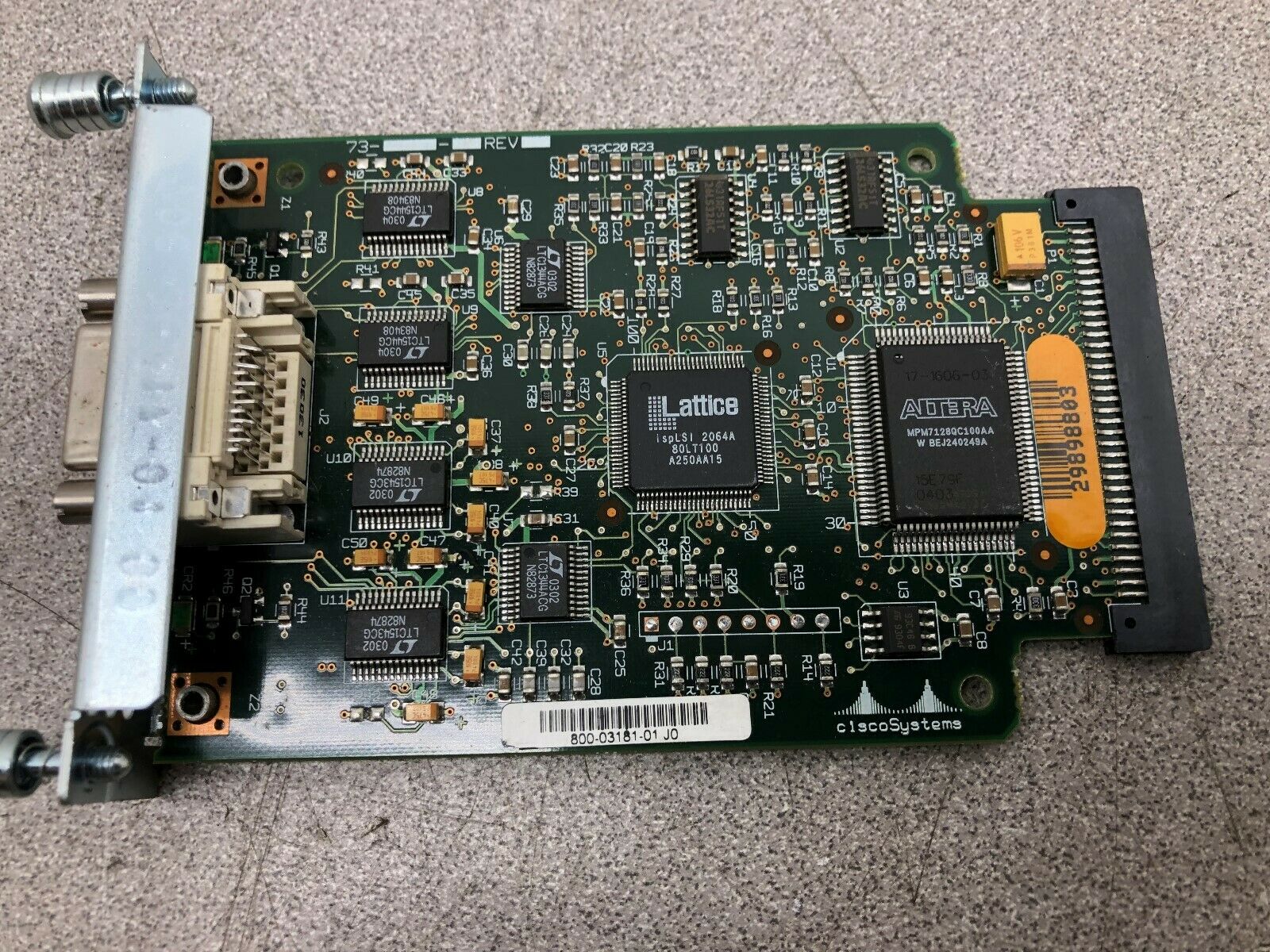 NEW NO BOX CISCO SYSTEMS 2-PORT SERIAL INTERFACE CARD 73-2847-03