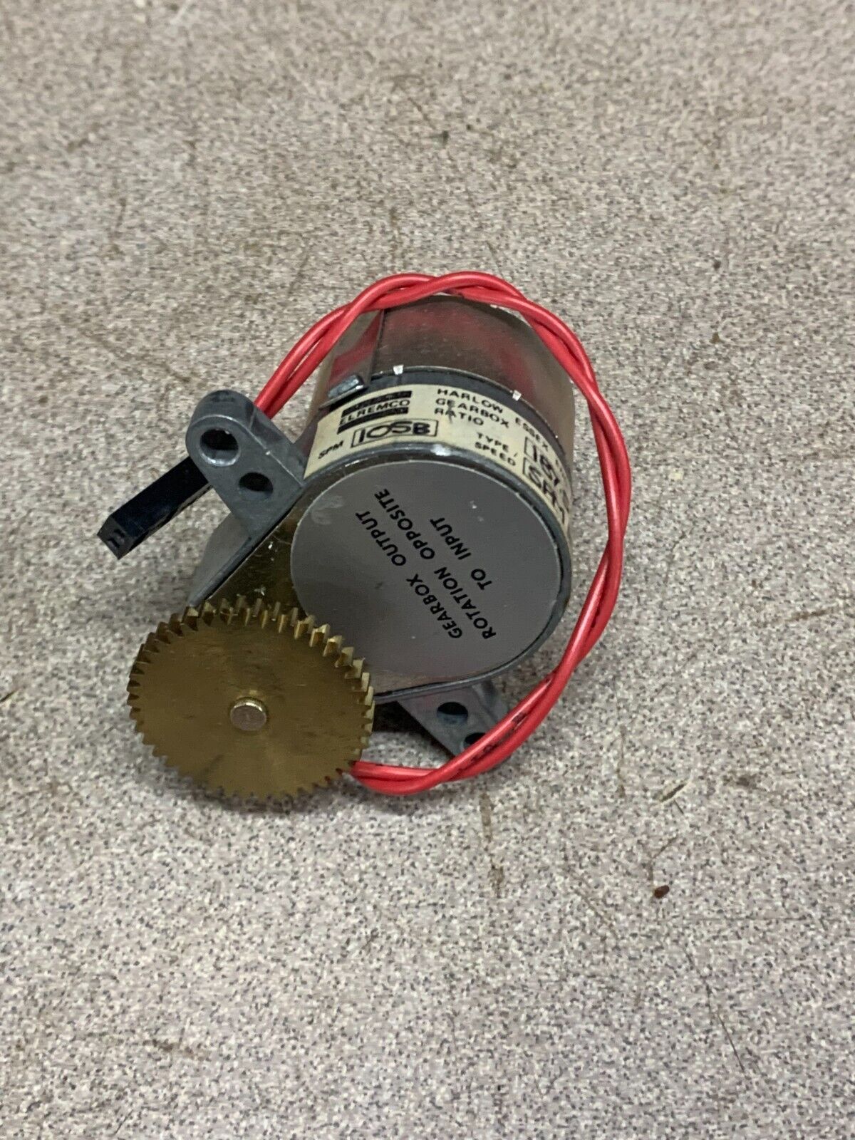 NEW NO BOX ELREMCO D78 QS GEARBOX 187.5:1 RATIO SPM 115 SPM 105B