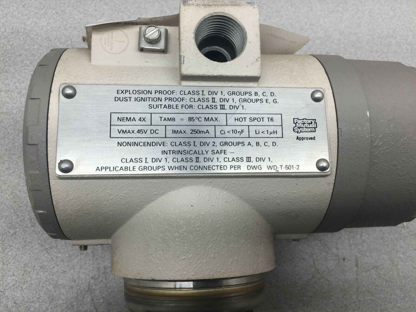 NEW NO BOX ABB KENT TAYLOR 1000 PSIG 0.8-5 IN H2O PRESSURE TRANSMITTER 42S1627J0