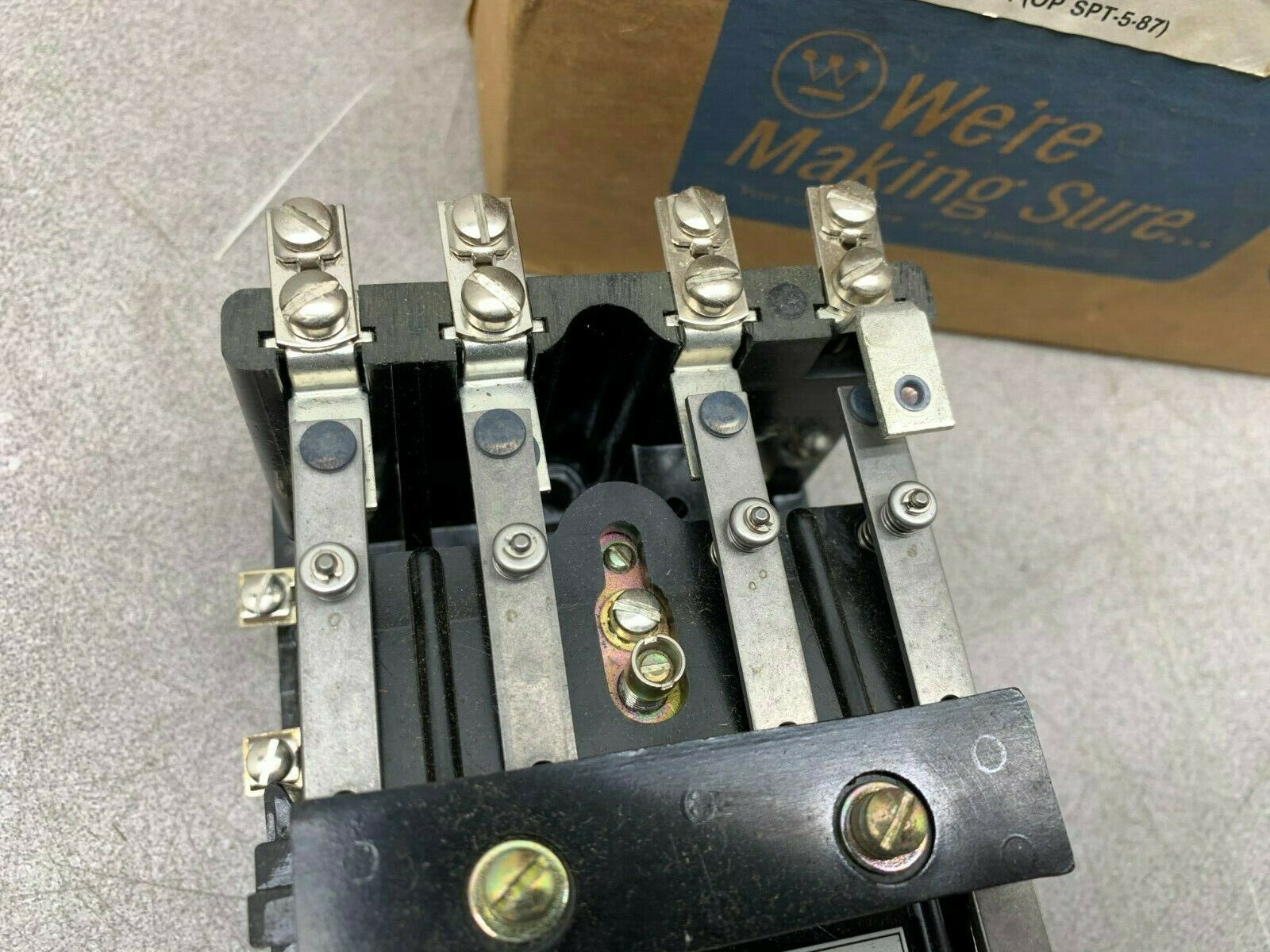 NEW IN BOX WESTINGHOUSE MG-6 AUXILIARY RELAY 718B738A31