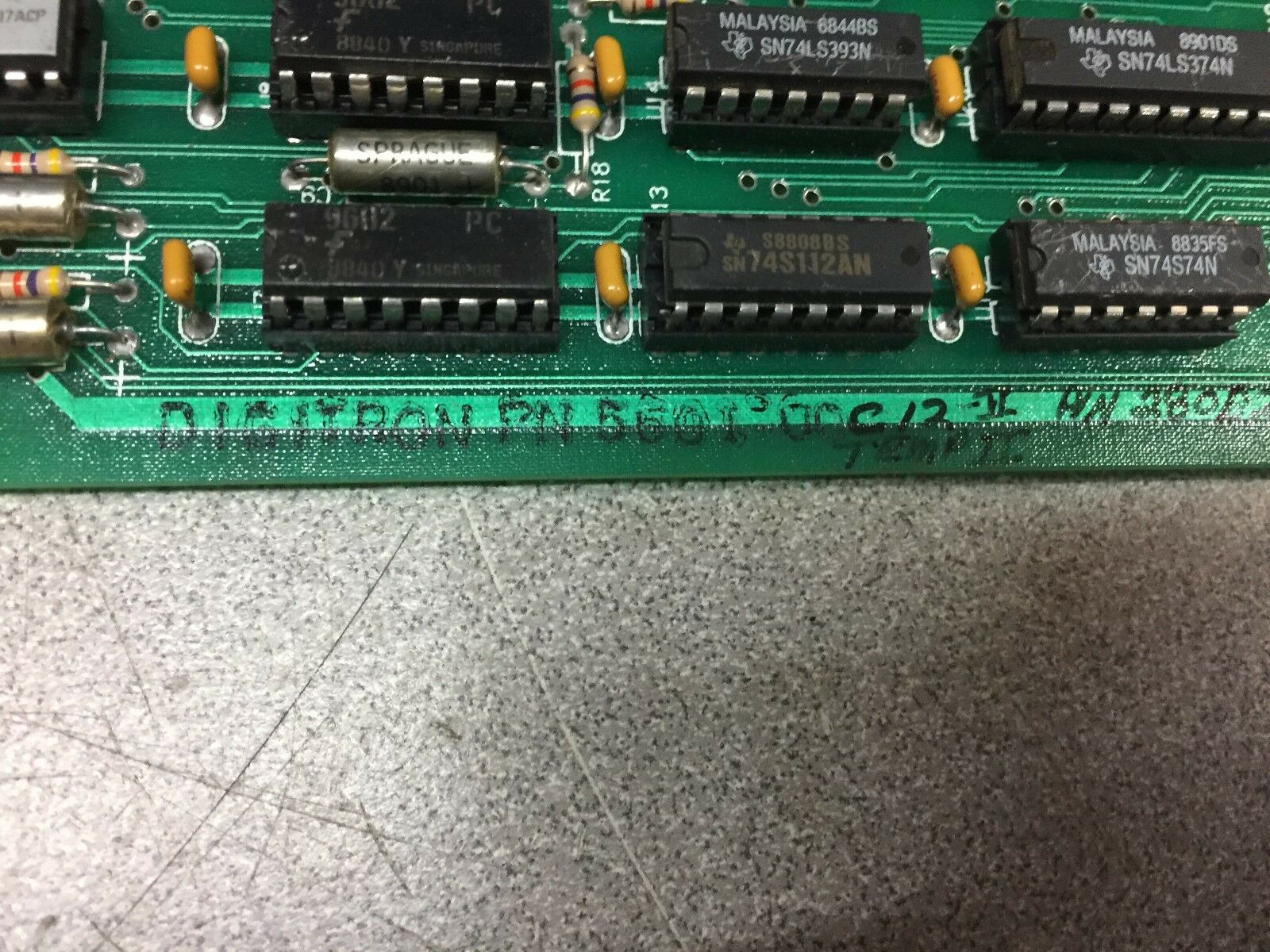 USED LOT OF 3 DIGITRON TEMPOSONIC INTERFACE CARD 5601-00C12-II