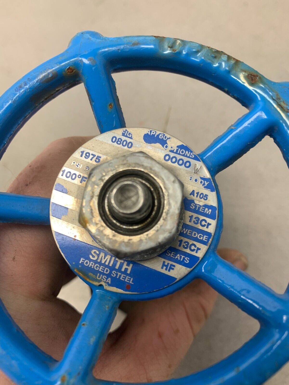 NEW SMITH FORGED STEEL 3/4" GATE VALVE 0800 0000W