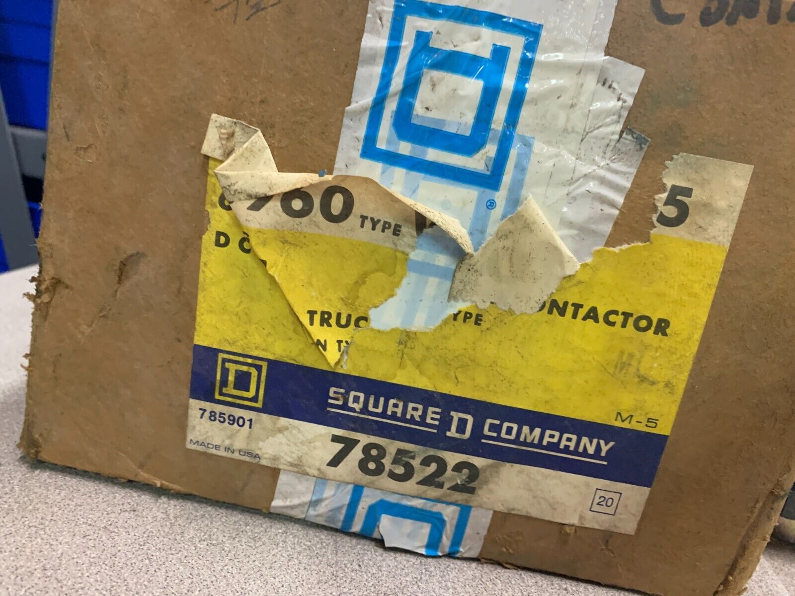 NEW IN BOX SQUARE D 8960 W0-5 DC MAGNETIC TRUCK CONTACTOR 8960 WO-5