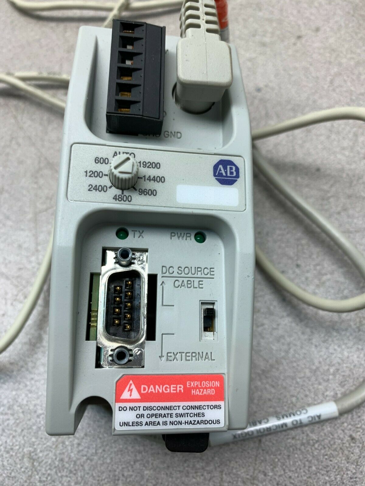 USED ALLEN BRADLEY CONVERTER 1761-NET-A/C SERIES B