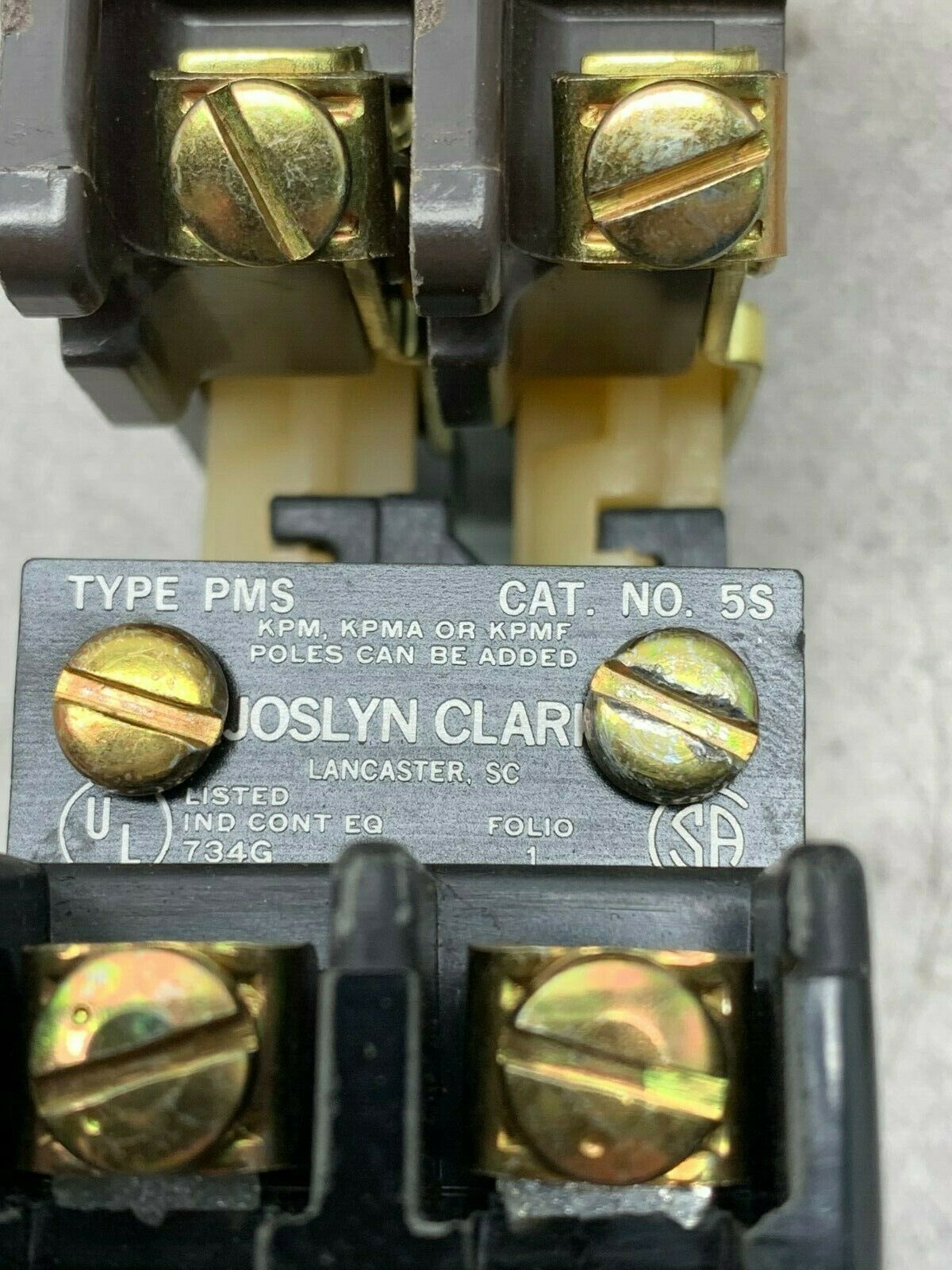 NEW IN BOX JOSLYN CLARK TYPE PMS 5S SLIM JIM RELAY 5SWW-26