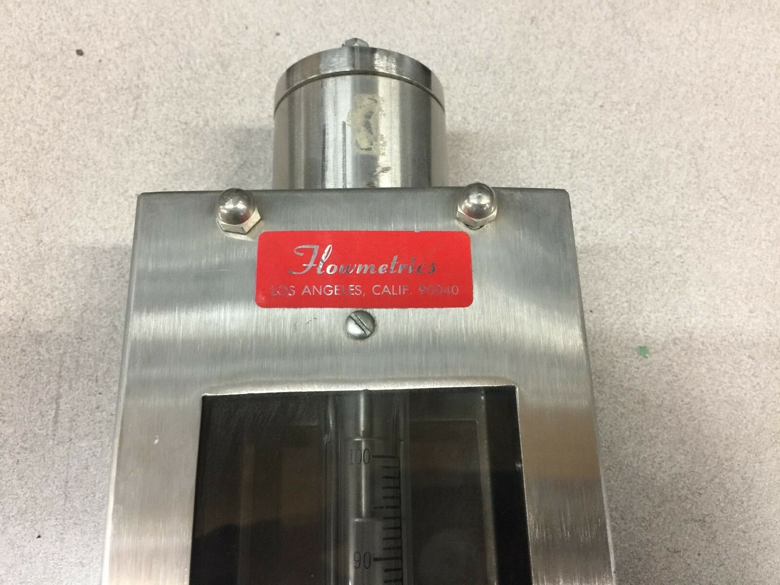 NEW NO BOX FLOWMETRICS FLOW METER 0-100 %