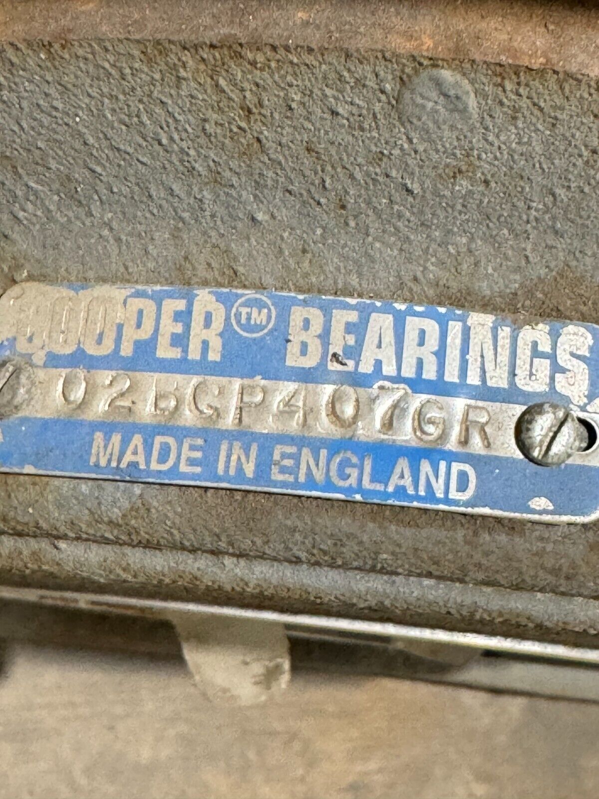NEW COOPER PILLOW BLOCK BEARING 4-7/16" BORE 02BCP407GR WITH P08C HOUSING