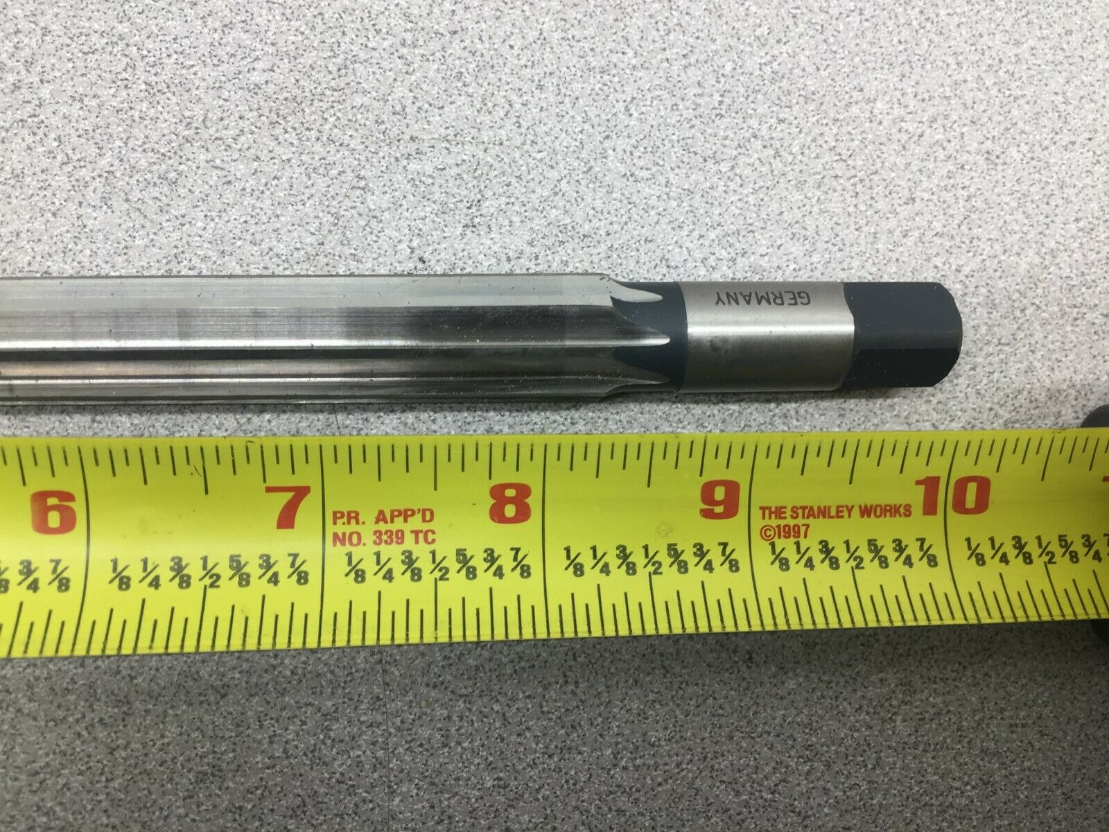 NEW NO BOX TITEX PLUS 12.0 MM HSS HAND REAMER F3317 12.0