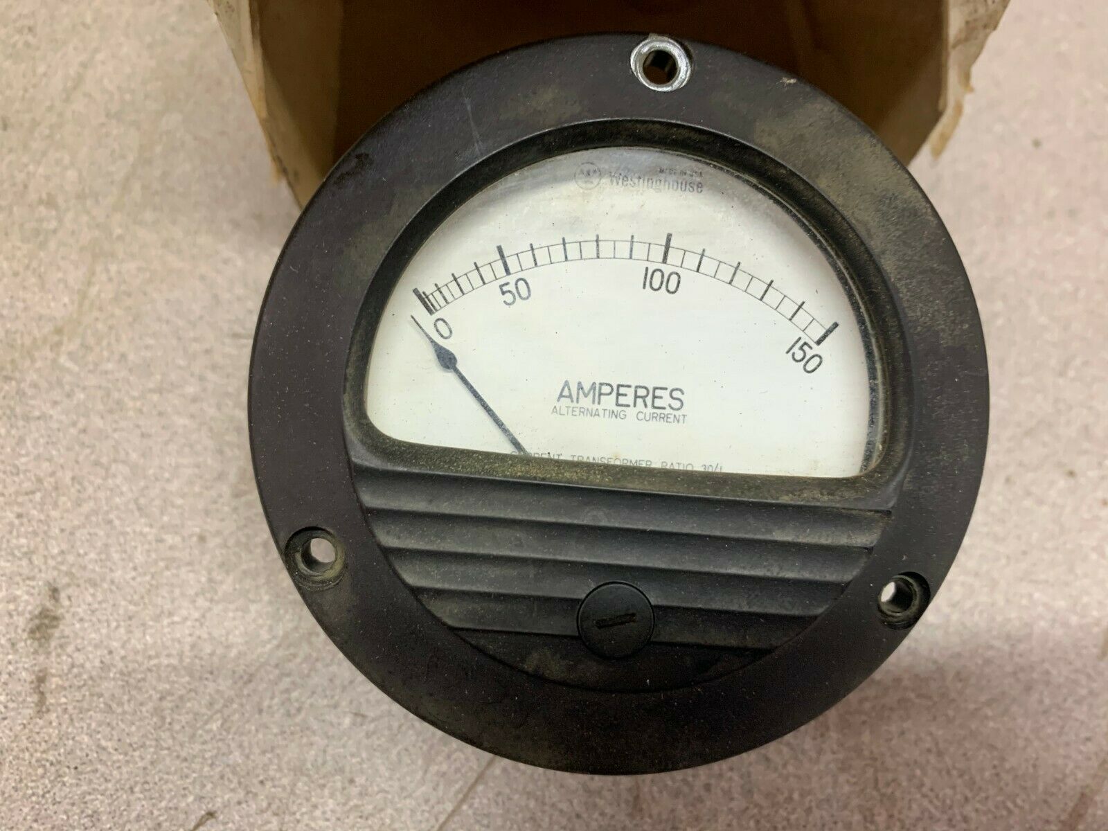 NEW IN BOX WESTINGHOUSE 0-150 ACA METER 291B281A16N