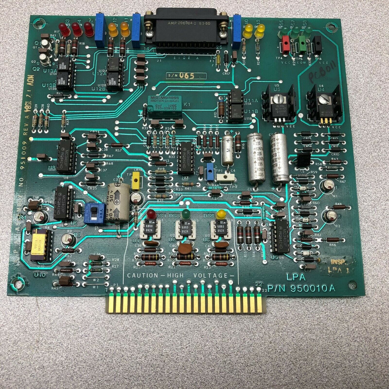 NEW NO BOX LPA CIRCUIT BOARD 951009 REV A