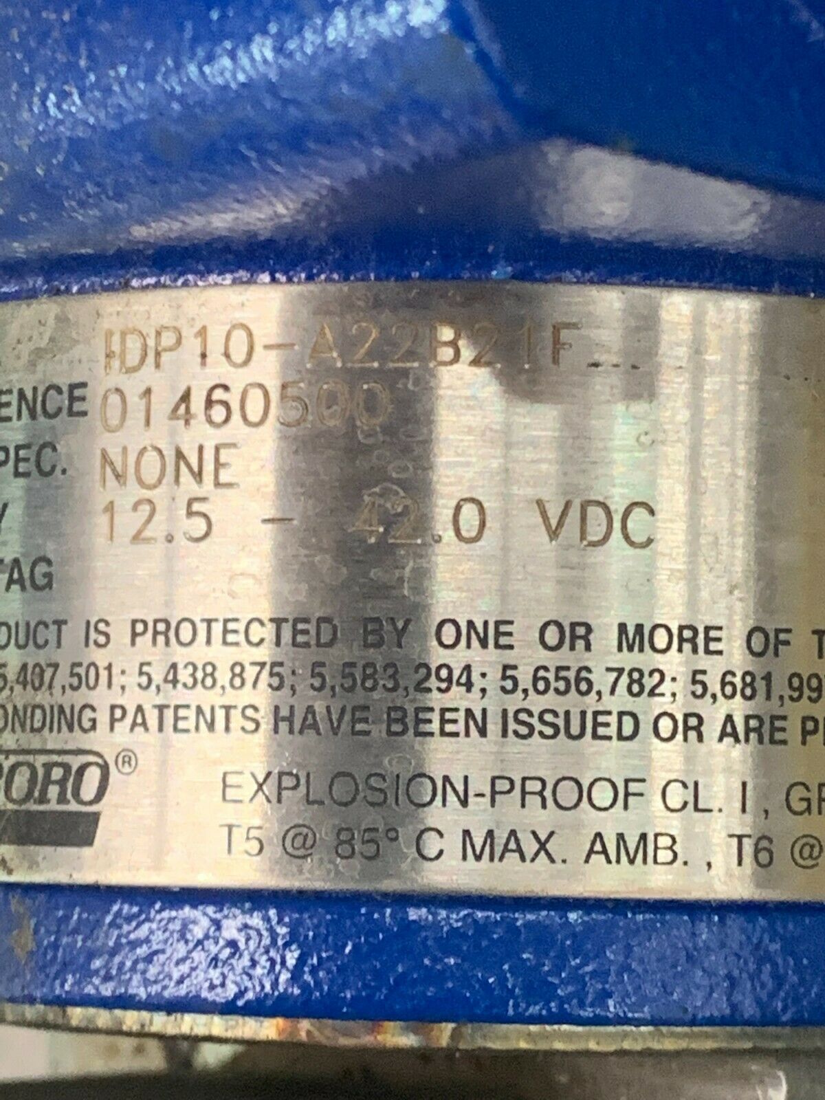 USED FOXBORO PRESSURE TRANSMITTER IDP10-A22B21F