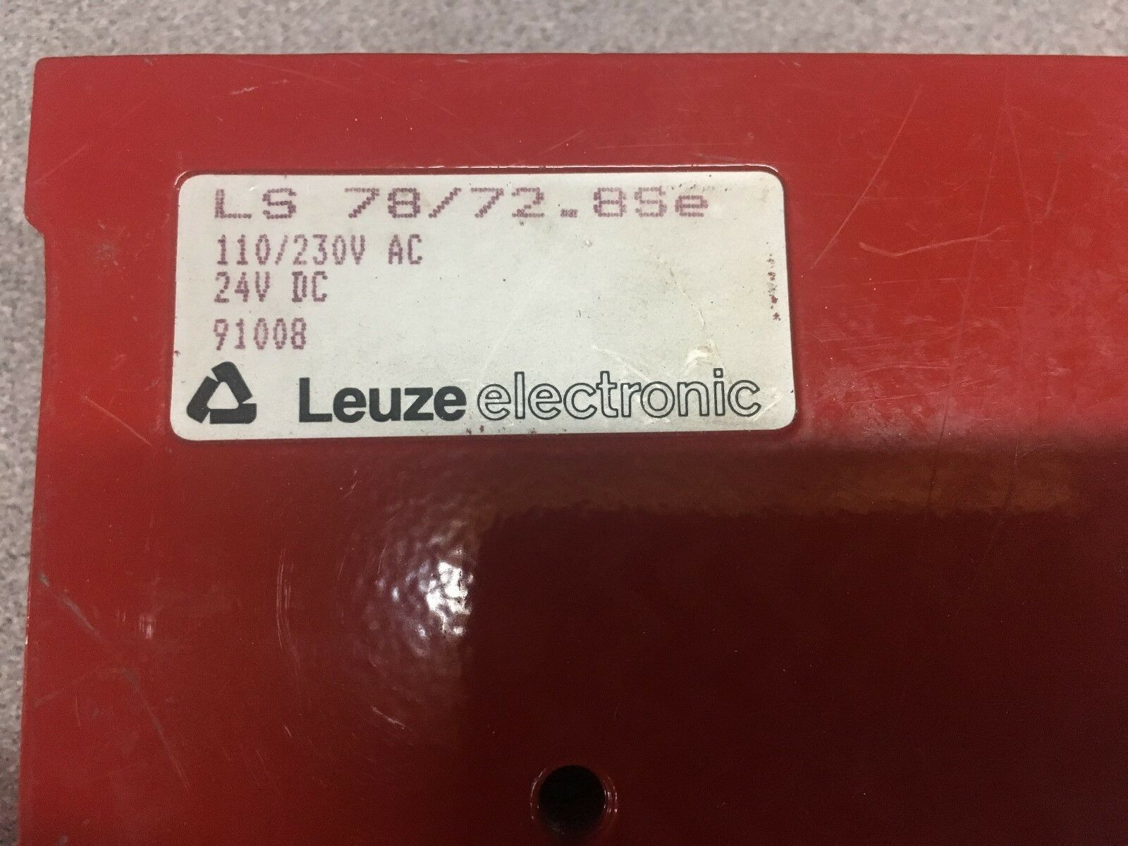 USED LEUZE ELECTRONIC LS 78/72.8SE
