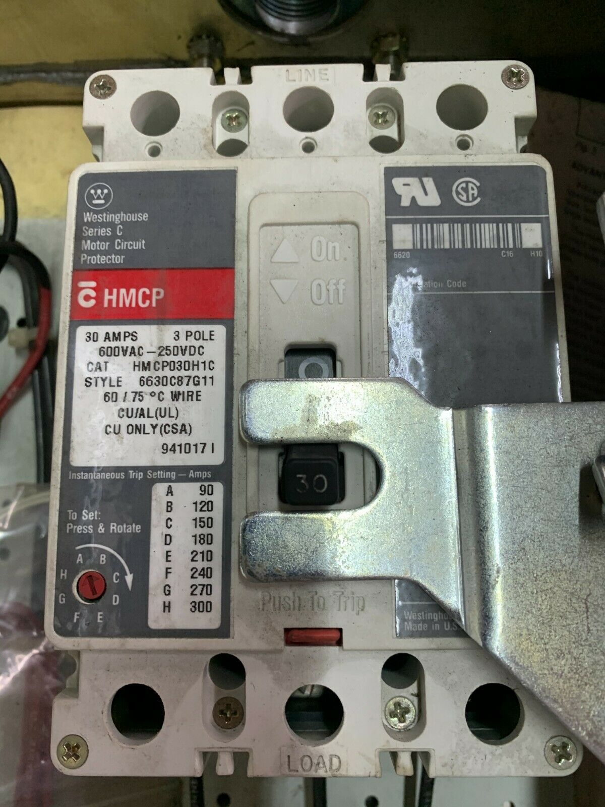 WESTINGHOUSE SIZE 1 COMBINATION STARTER W201K1CF STAINLESS ENCLOSURE W240M1CFC