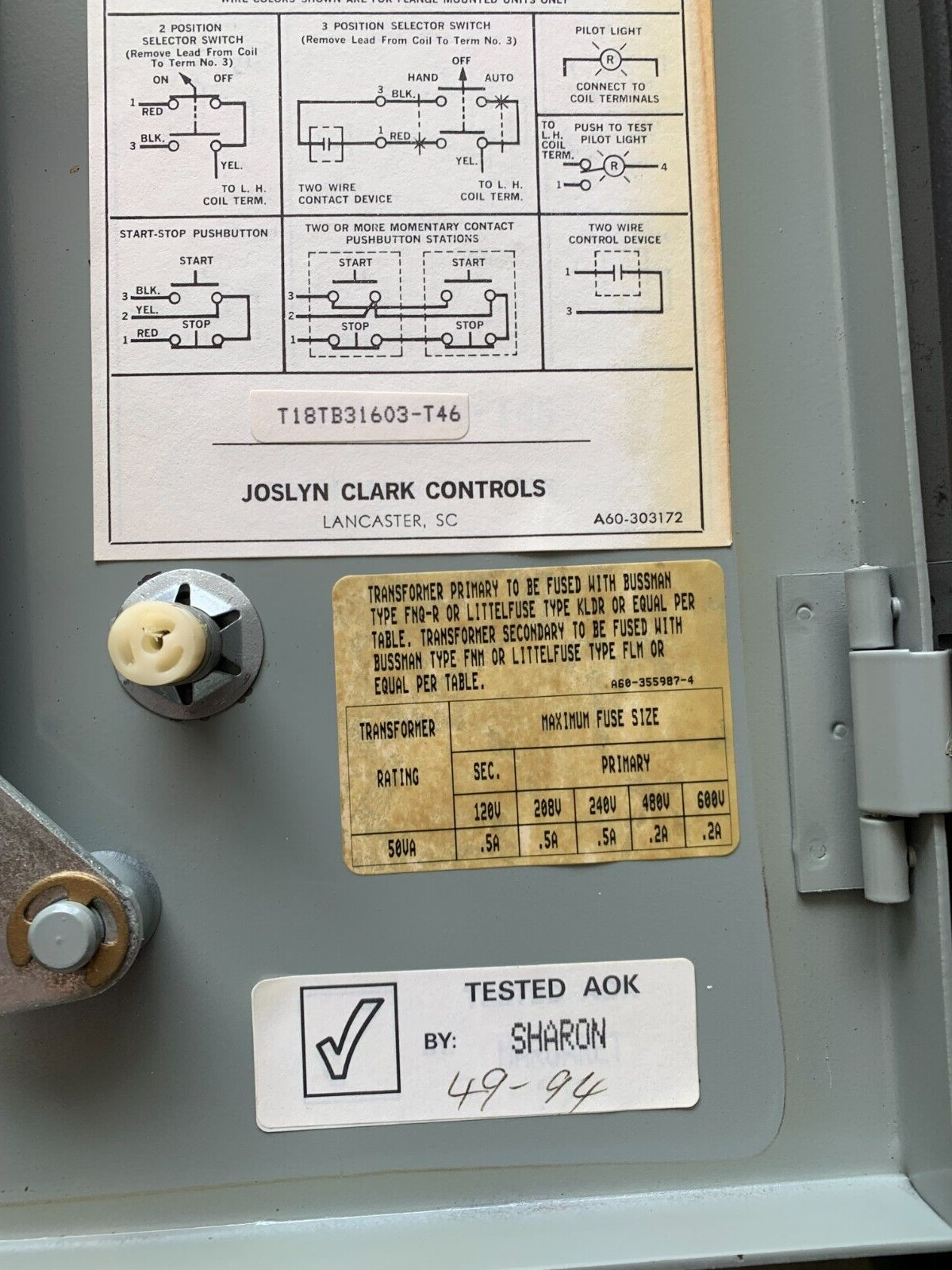 NEW JOSLYN CLARK SIZE 1 COMBINATION STARTER T18TB31603-T46