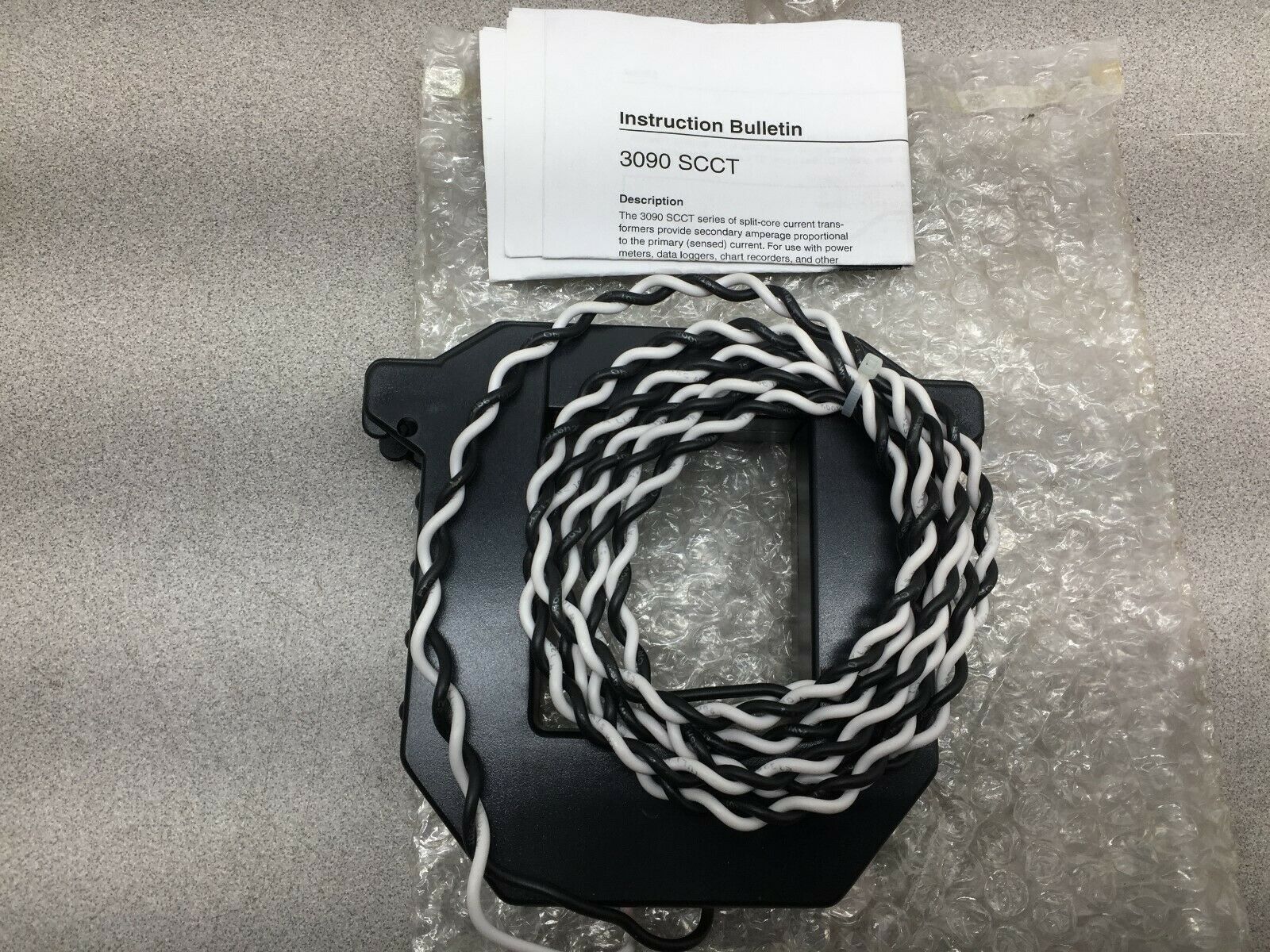 NEW NO BOX SQUARE D 800A 600VAC CURRENT TRANSFORMER 3090 SCCTO83