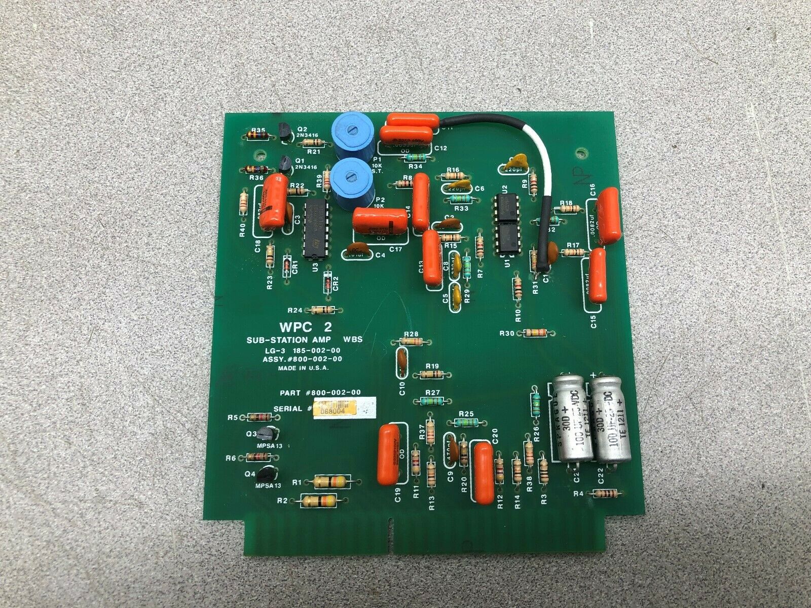 NEW NO BOX WEB PRINTING SCANNER AMP BOARD 800-002-02