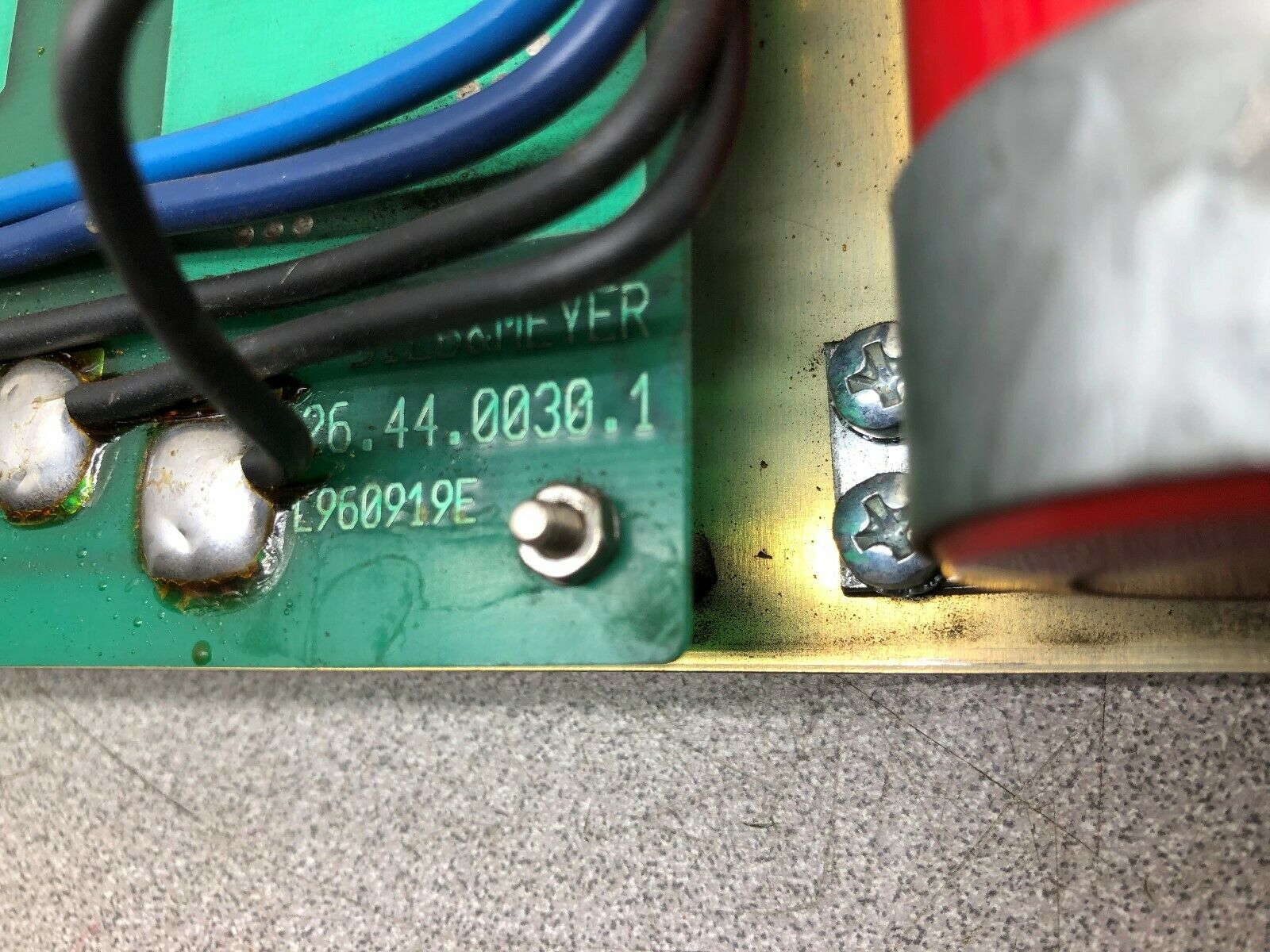 USED SIEB & MEYER CIRCUIT BOARD 26.44.0030.1