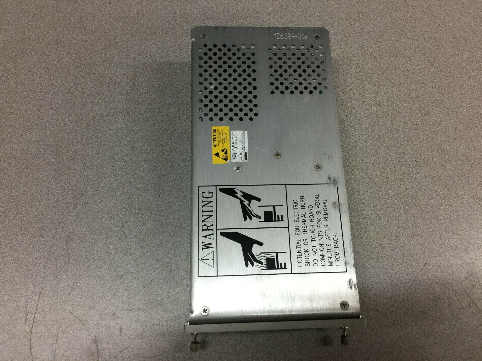 USED BENTLY NEVADA 3500 POWER SUPPLY 126399-01G