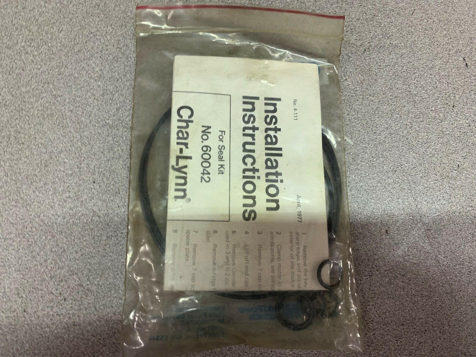 NEW NO BOX CHAR-LYNN SEAL KIT 60042