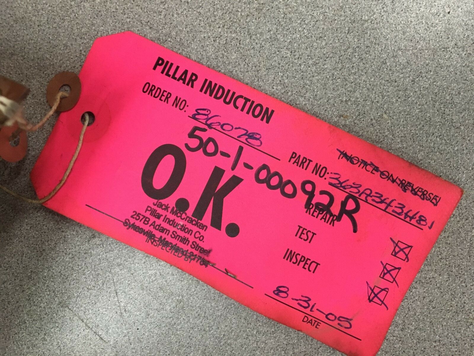 REPAIRED WESTINGHOUSE 204P559 CIRCUIT BOARD 363A343H81